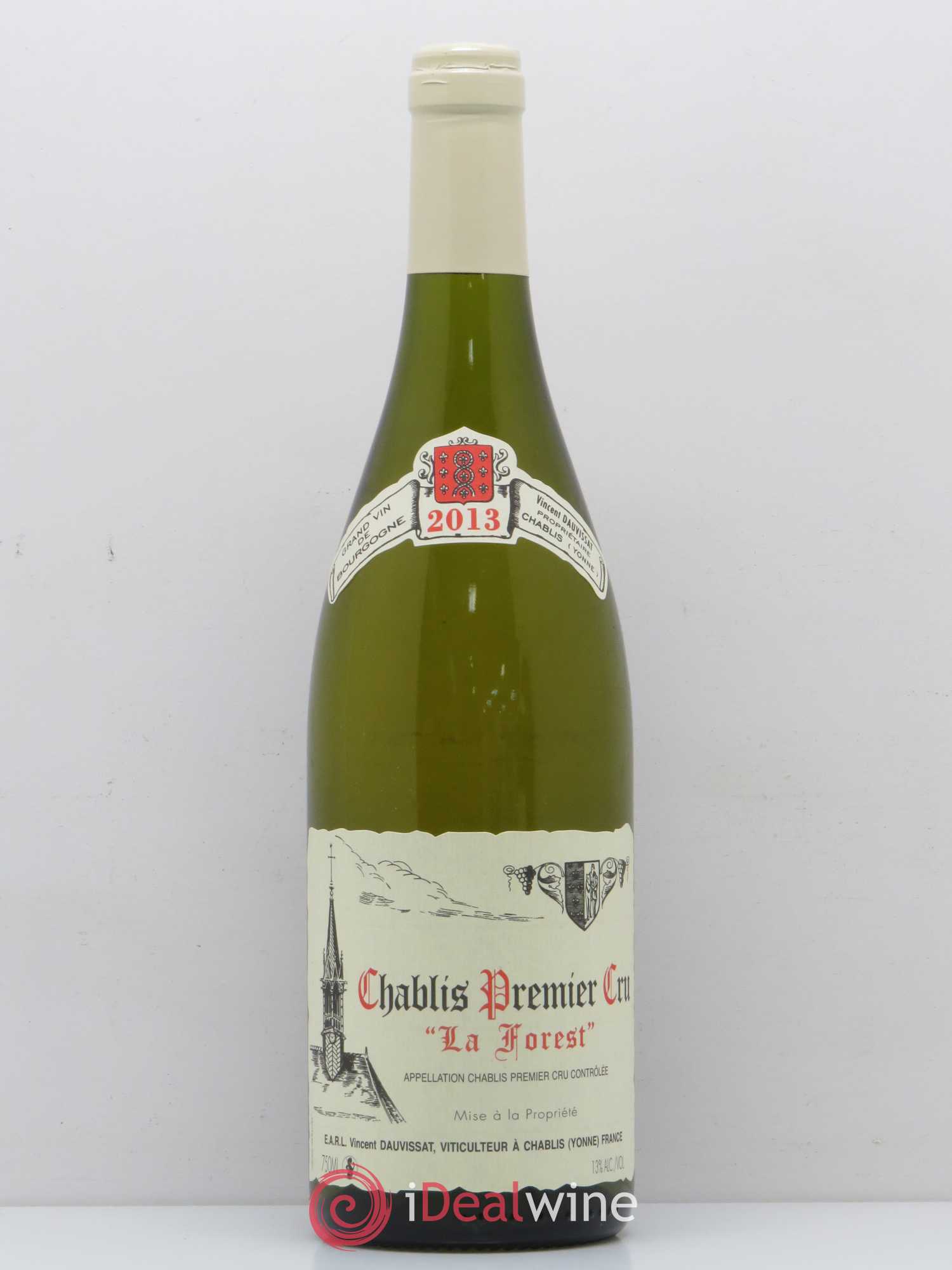 Chablis 1er Cru La Forest Vincent Dauvissat (Domaine) 2013 - Lot de 1 bouteille - 0