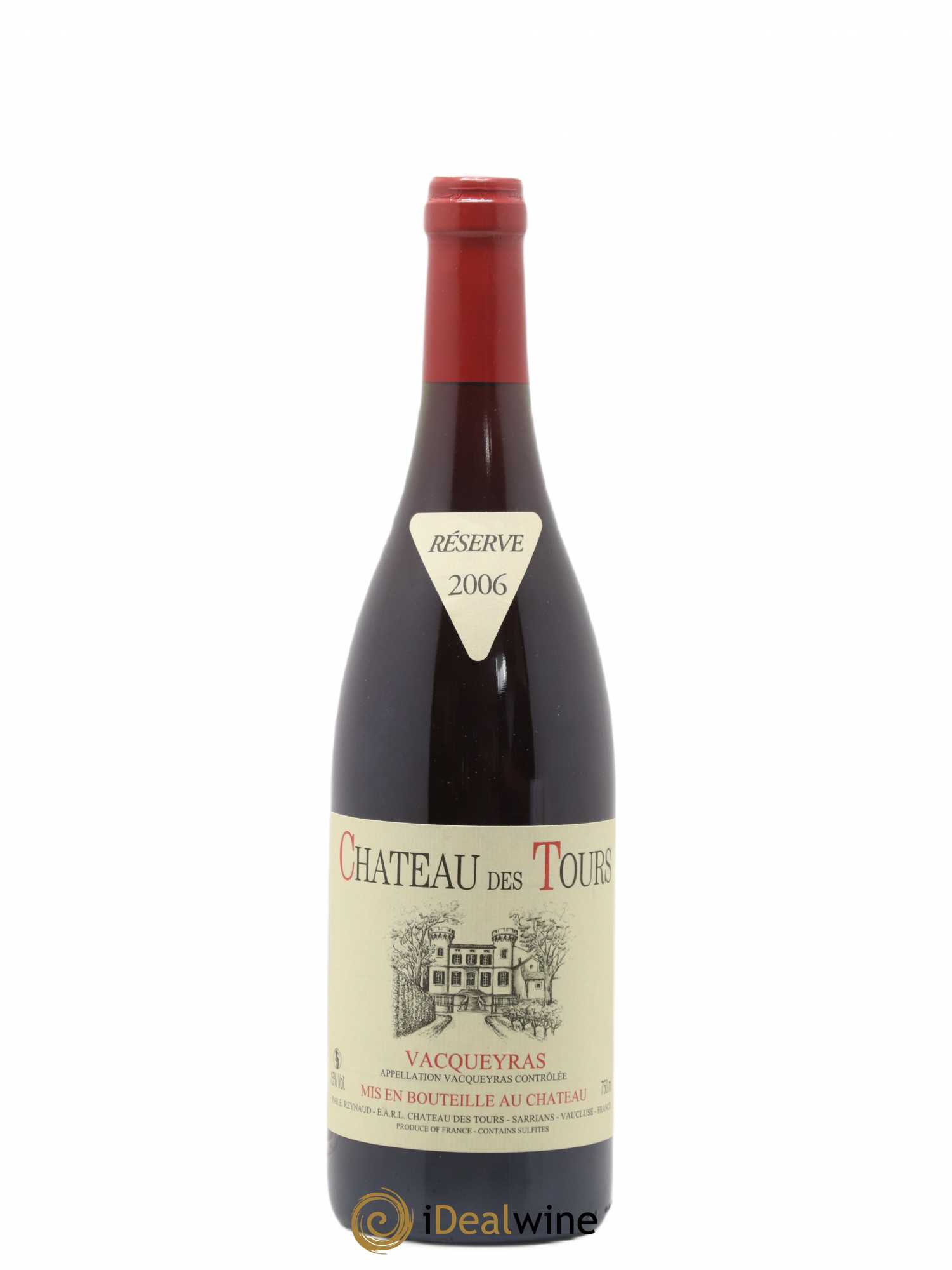 Vacqueyras Château des Tours Emmanuel Reynaud 2006 - Lot de 1 bouteille - 0