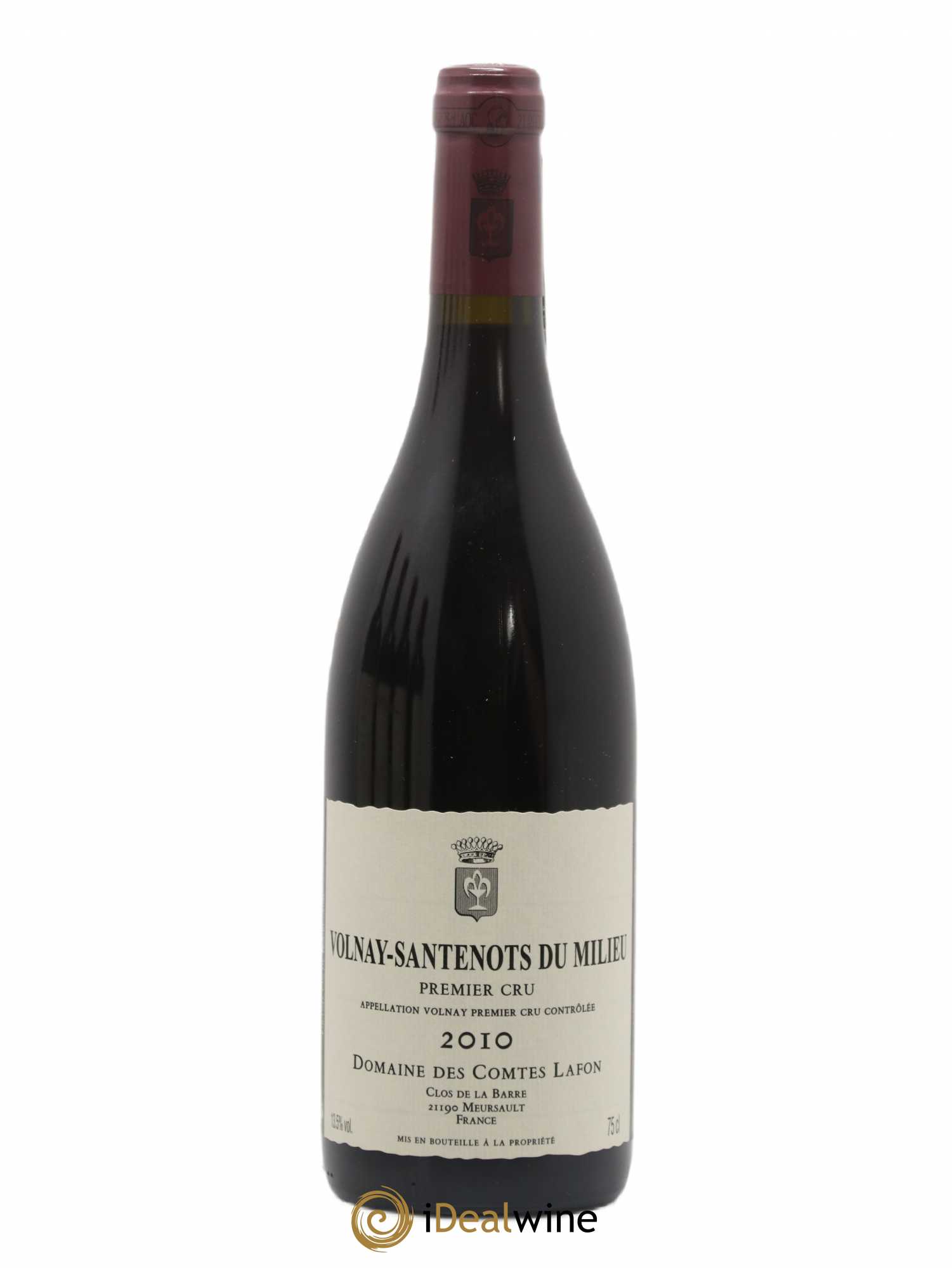 Volnay 1er Cru Santenots du Milieu Comtes Lafon (Domaine des) 2010 - Lot de 1 bouteille - 0