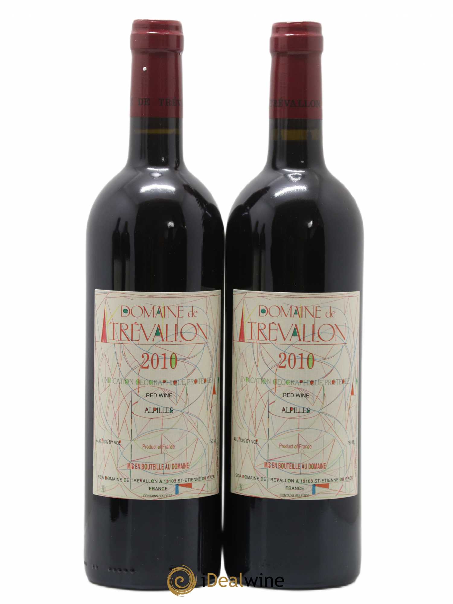 Alpilles Trévallon (Domaine de) Eloi Dürrbach 2010 - Lot de 2 bouteilles - 0