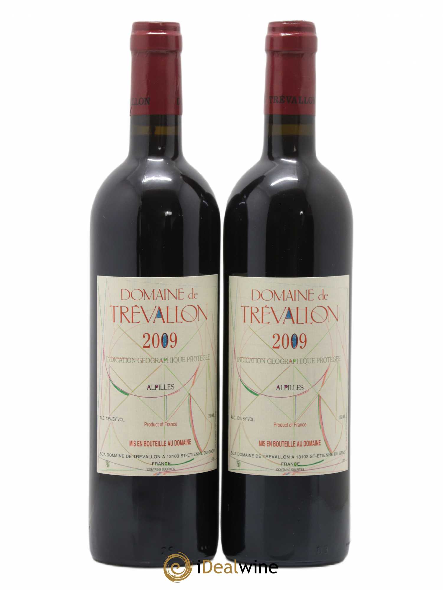 Alpilles Trévallon (Domaine de) Eloi Dürrbach 2009 - Lot de 2 bouteilles - 0