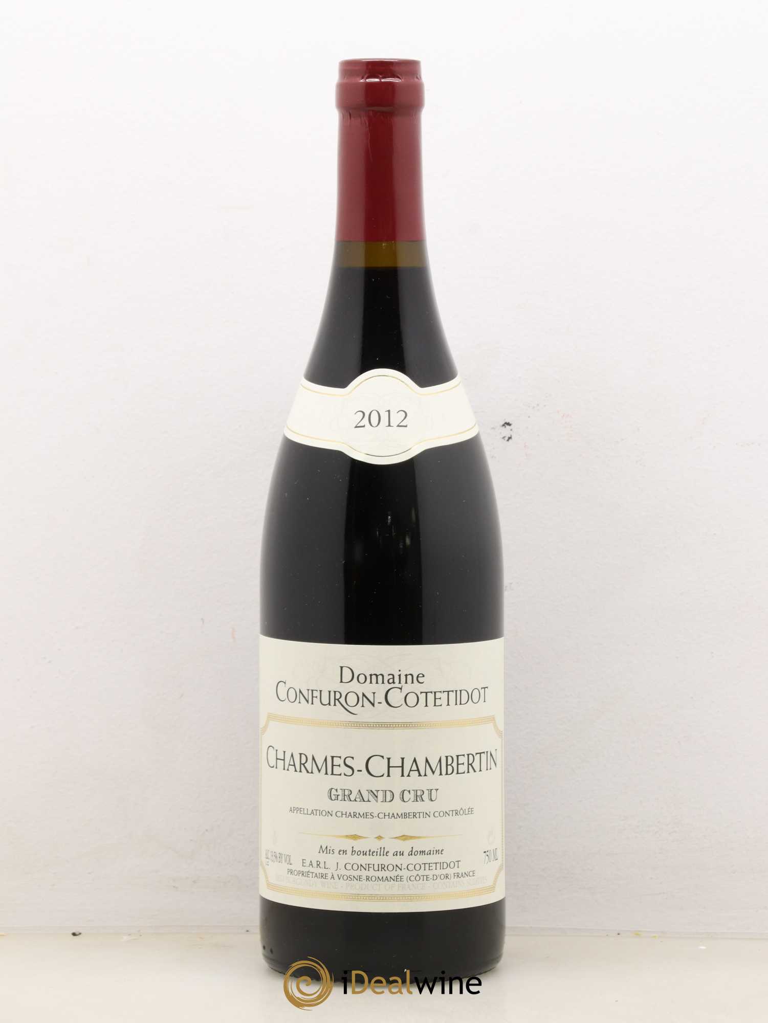 Charmes-Chambertin Grand Cru Confuron-Cotetidot 2012 - Lot de 1 bouteille - 0