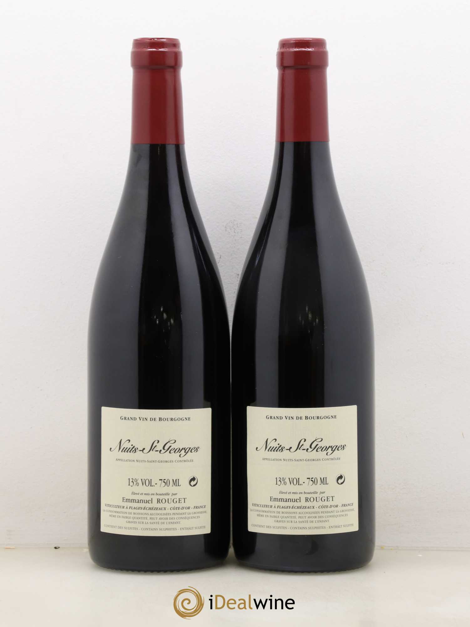 Nuits-Saint-Georges Emmanuel Rouget 2012 - Lot de 2 bouteilles - 1