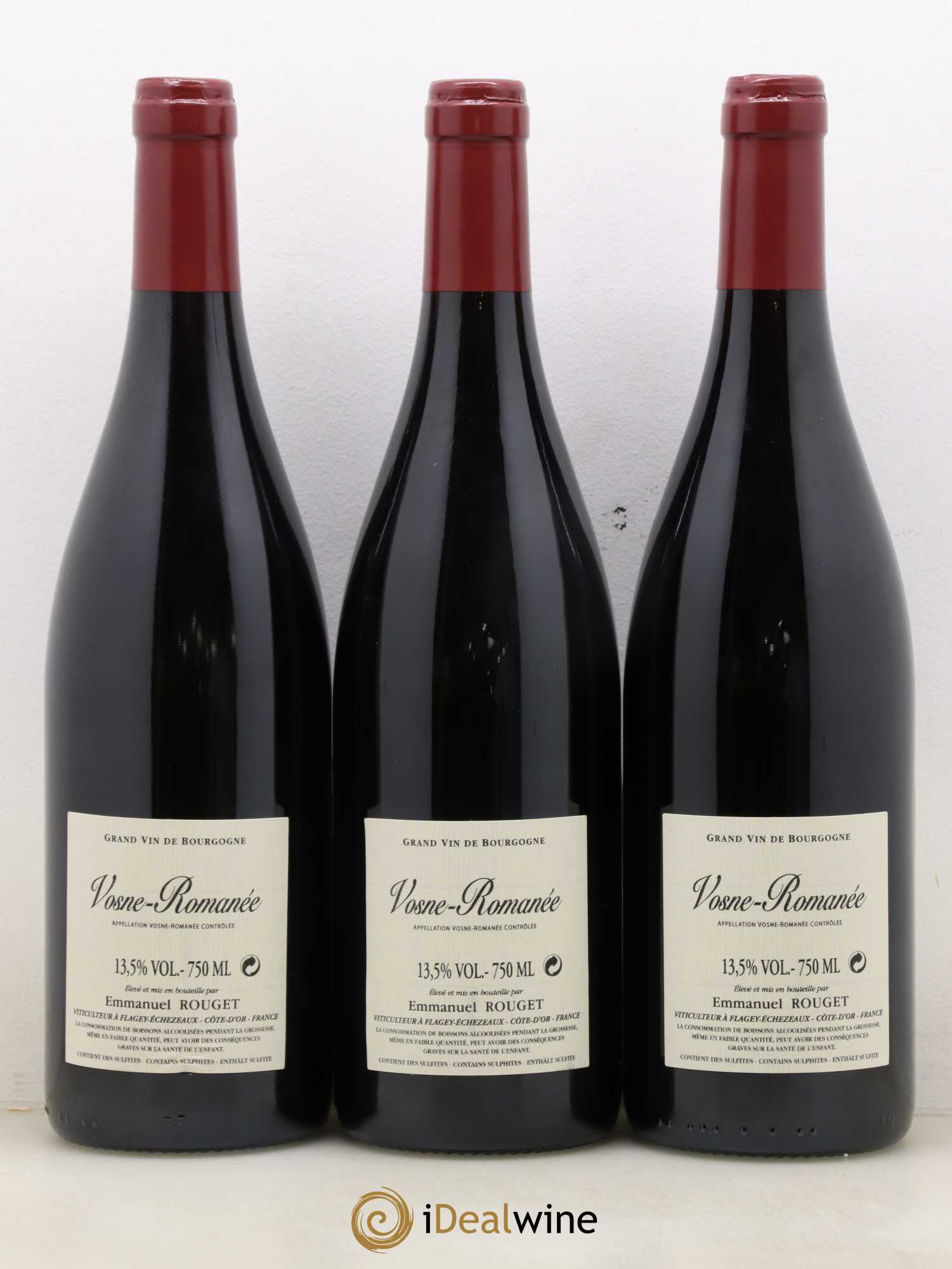 Vosne-Romanée Emmanuel Rouget 2012 - Posten von 3 Flaschen - 1