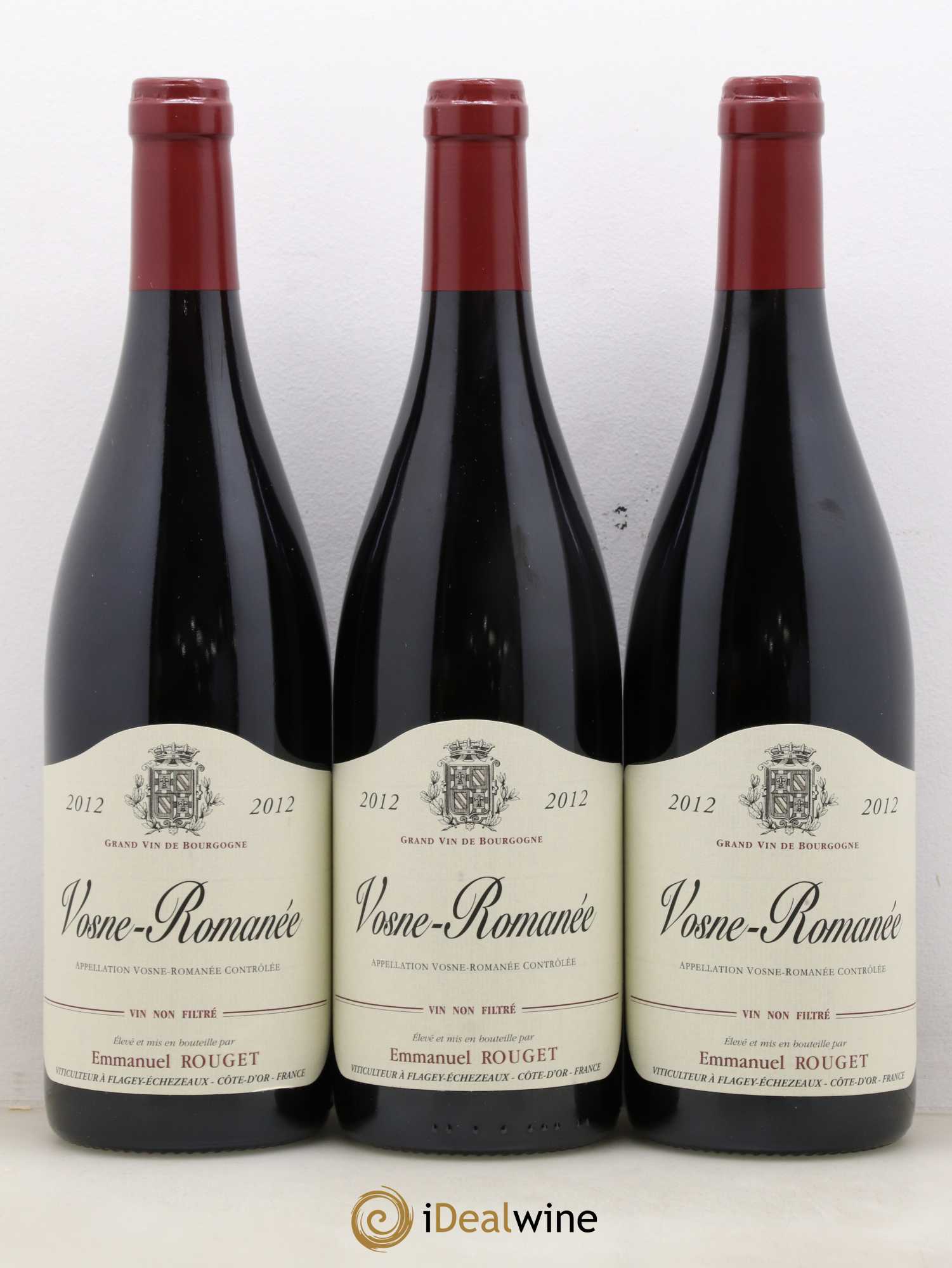 Vosne-Romanée Emmanuel Rouget 2012 - Posten von 3 Flaschen - 0