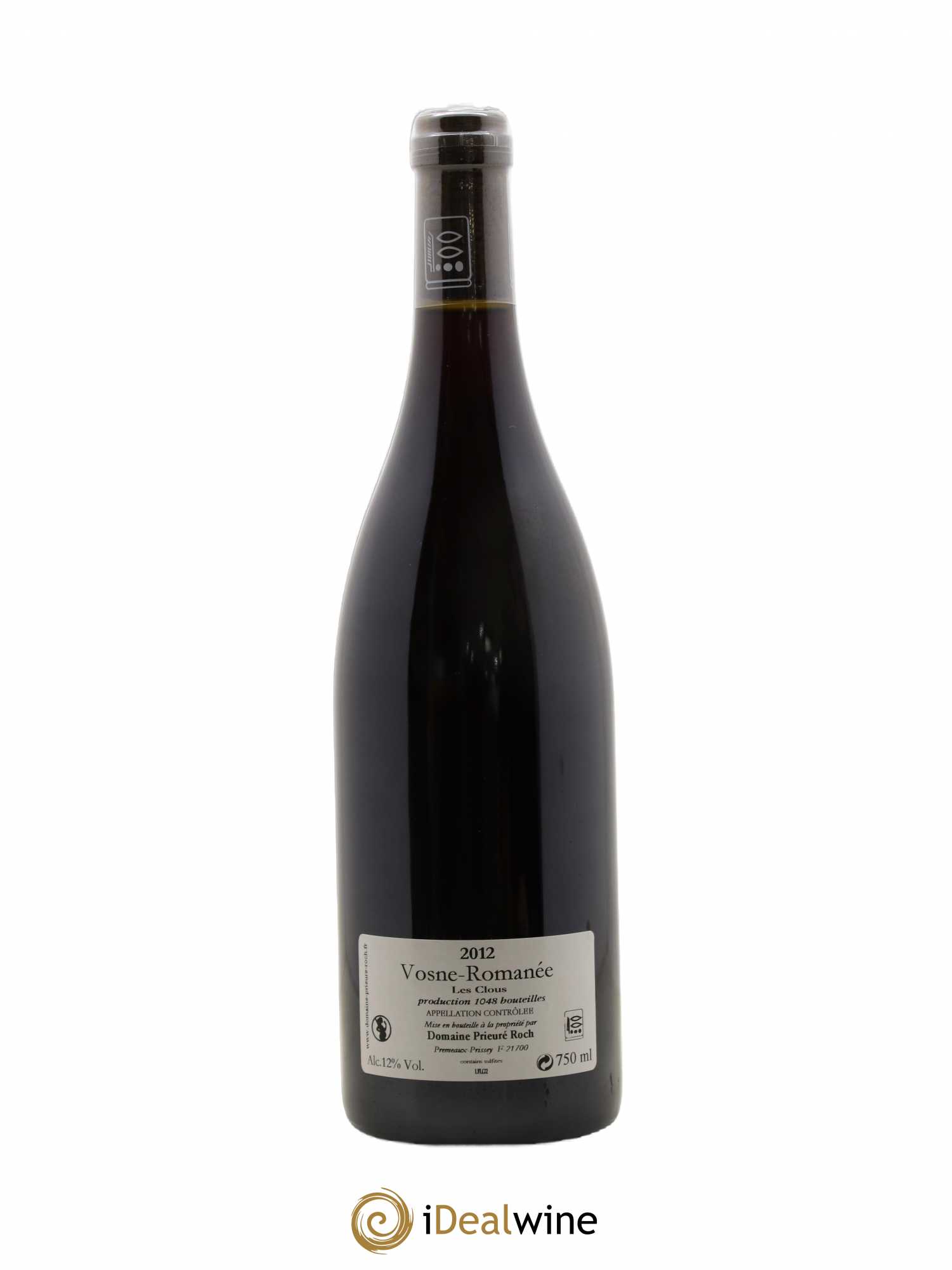Vosne-Romanée Les Clous Prieuré Roch 2012 - Lot de 1 bouteille - 1