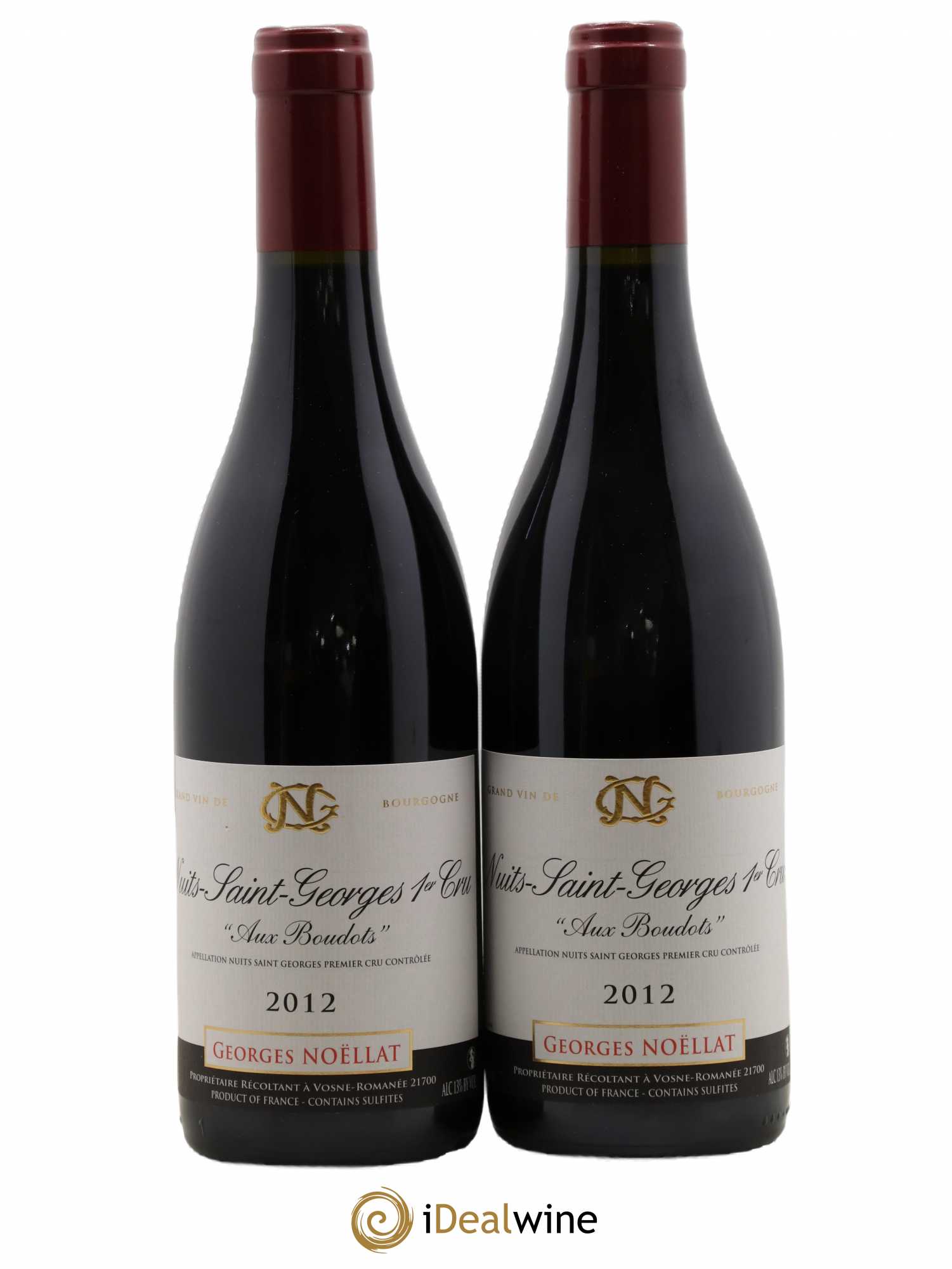 Nuits-Saint-Georges 1er Cru Aux Boudots Georges Noëllat (Domaine) 2012 - Lot de 2 bouteilles - 0