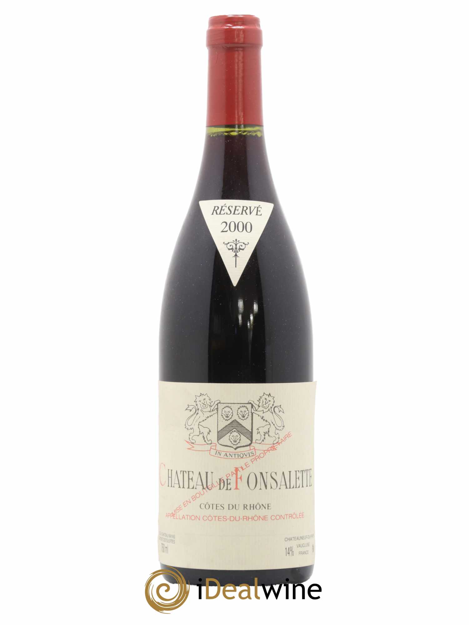 Côtes-du-Rhône Château de Fonsalette Emmanuel Reynaud 2000 - Lot de 1 bouteille - 0