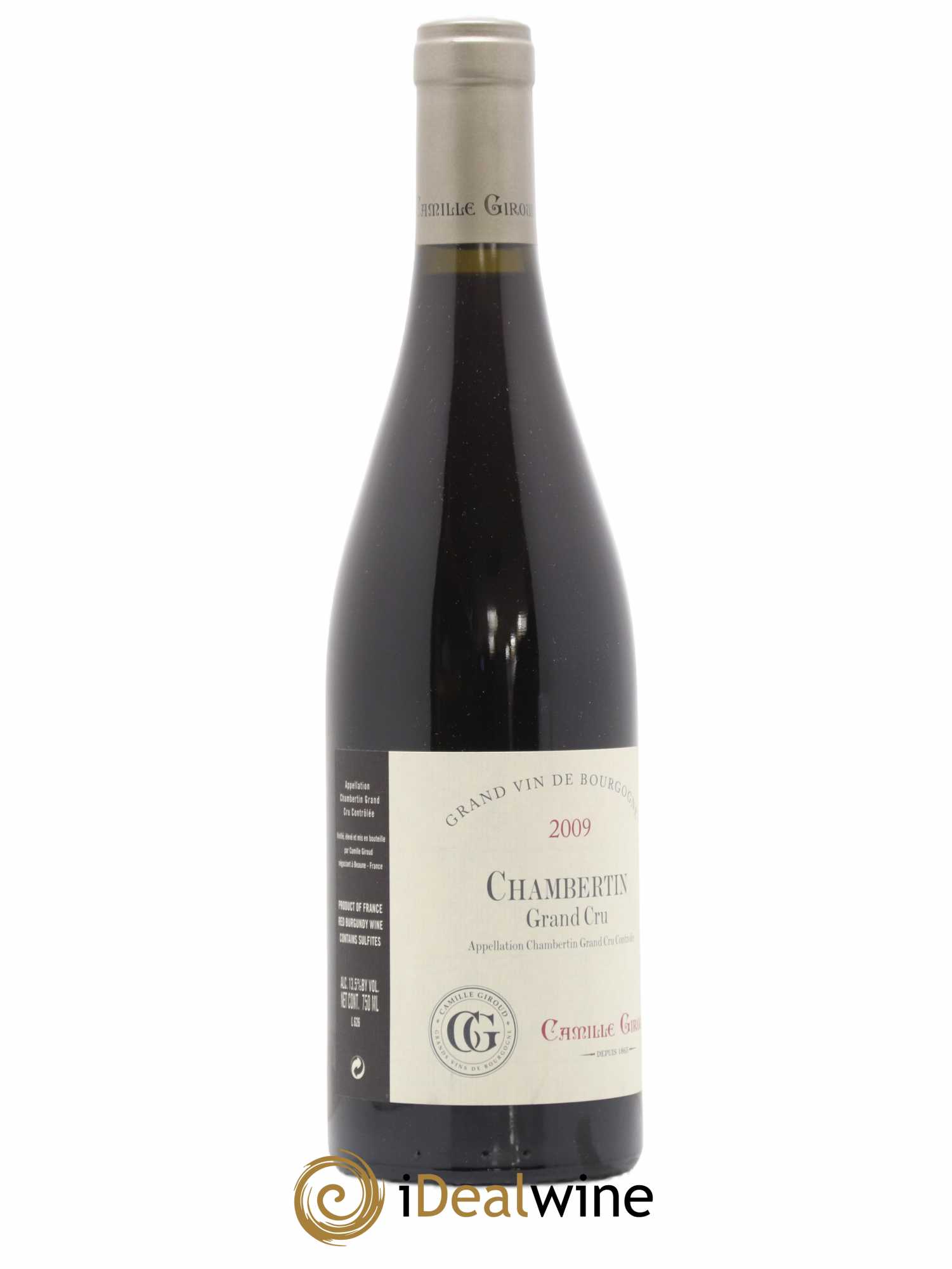 Chambertin Grand Cru Camille Giroud (Domaine) 2009 - Lot de 1 bouteille - 1