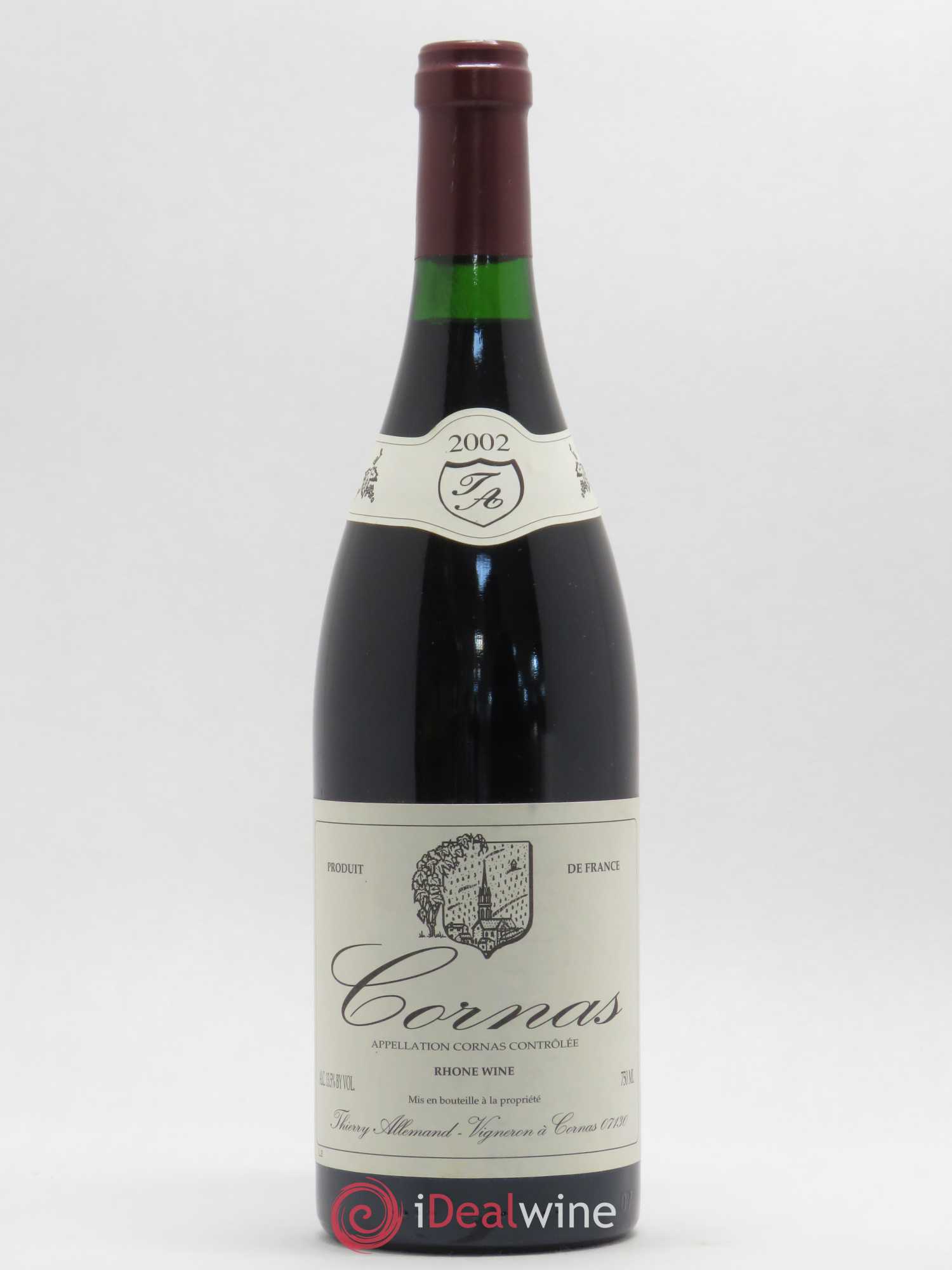 Cornas Thierry Allemand 2002 - Lot de 1 bouteille - 0