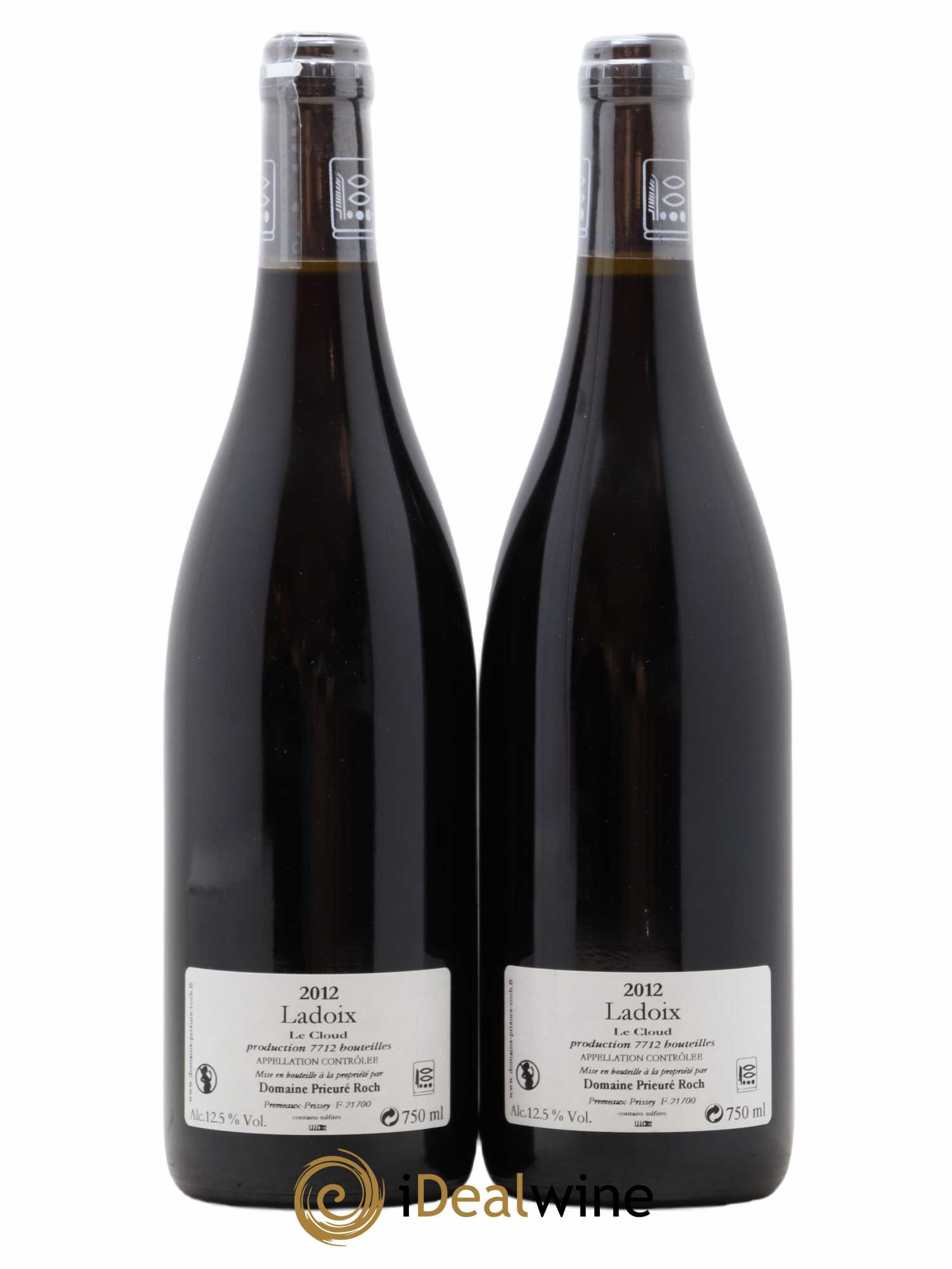 Ladoix Le Cloud Prieuré Roch 2012 - Lot of 2 bottles - 1