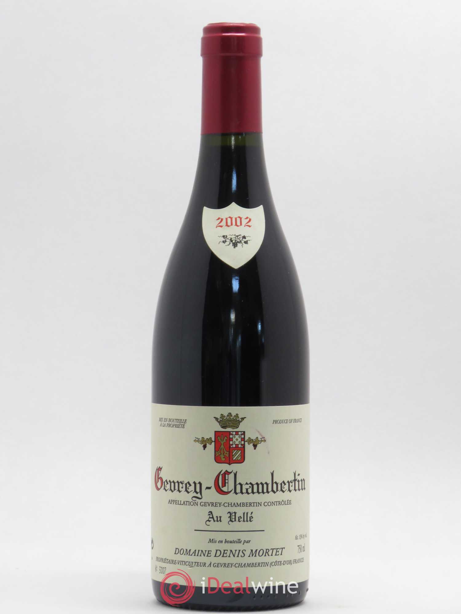 Gevrey-Chambertin Au Vellé Denis Mortet (Domaine) 2002 - Lot de 1 bouteille - 0
