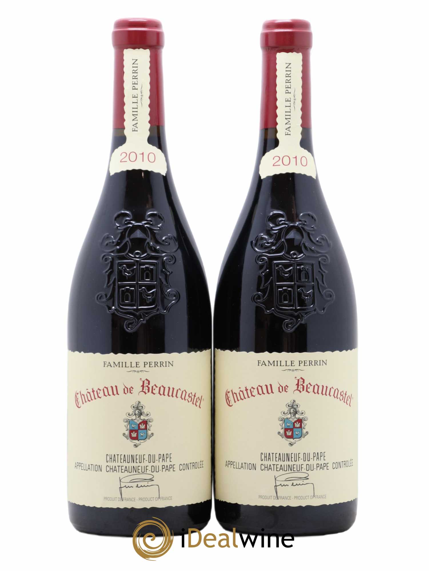 Châteauneuf-du-Pape Château de Beaucastel Famille Perrin 2010 - Lot de 2 bouteilles - 0