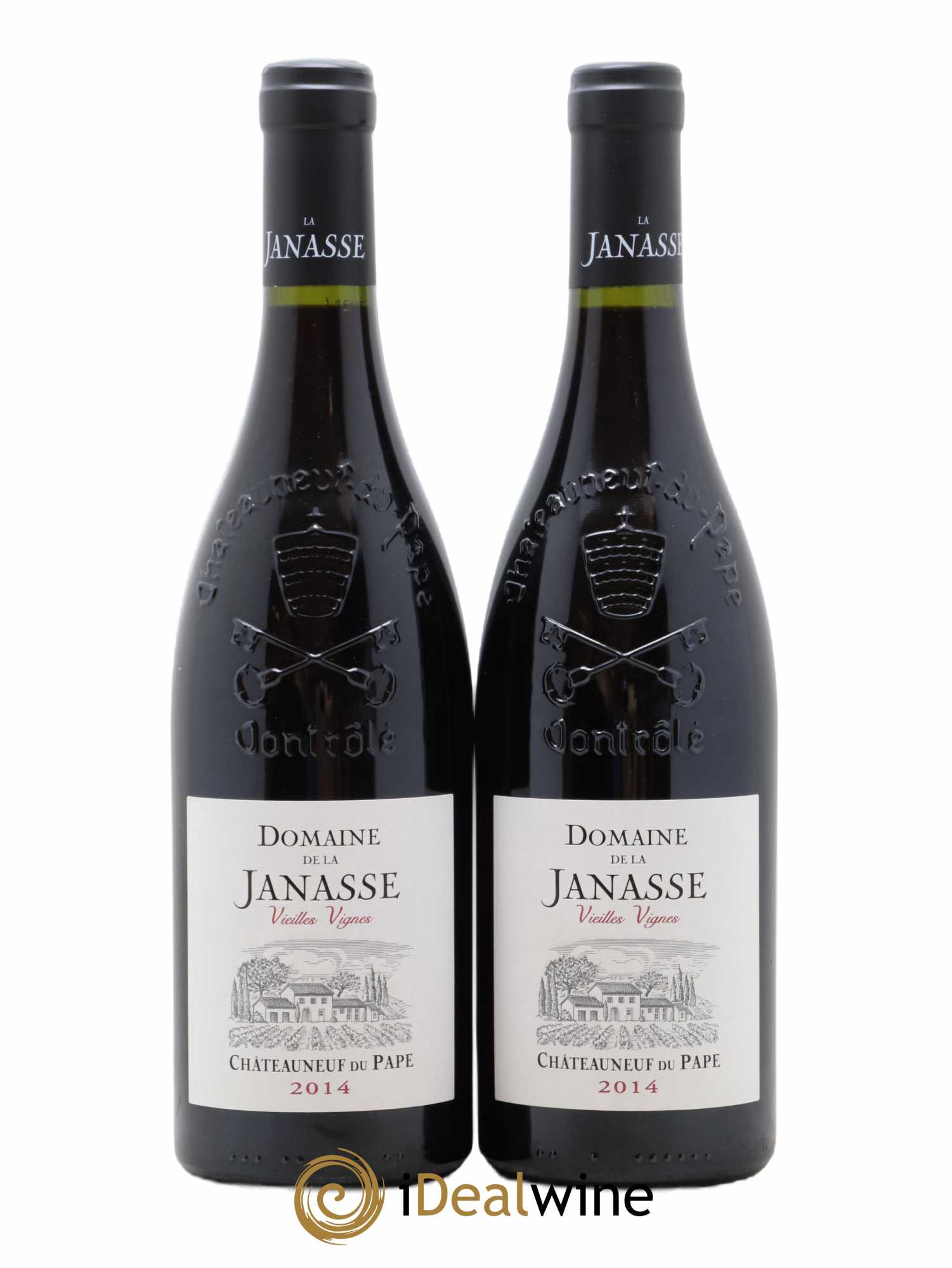 Châteauneuf-du-Pape Cuvée Vieilles Vignes La Janasse (Domaine de) 2014 - Lot de 2 bouteilles - 0