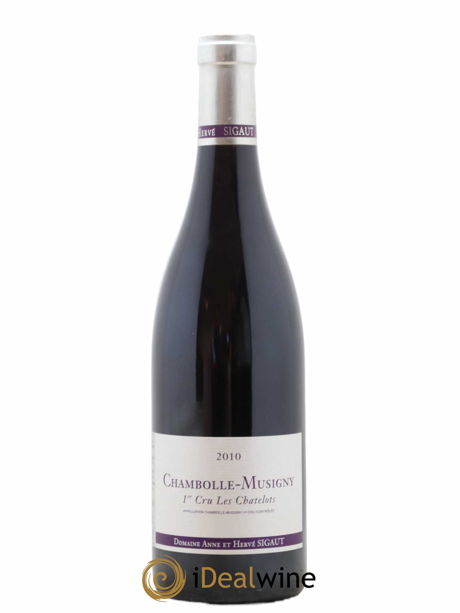 Chambolle-Musigny 1er Cru Les Chatelots Anne et Hervé Sigaut (Domaine) 2010 - Lot de 1 bouteille - 0