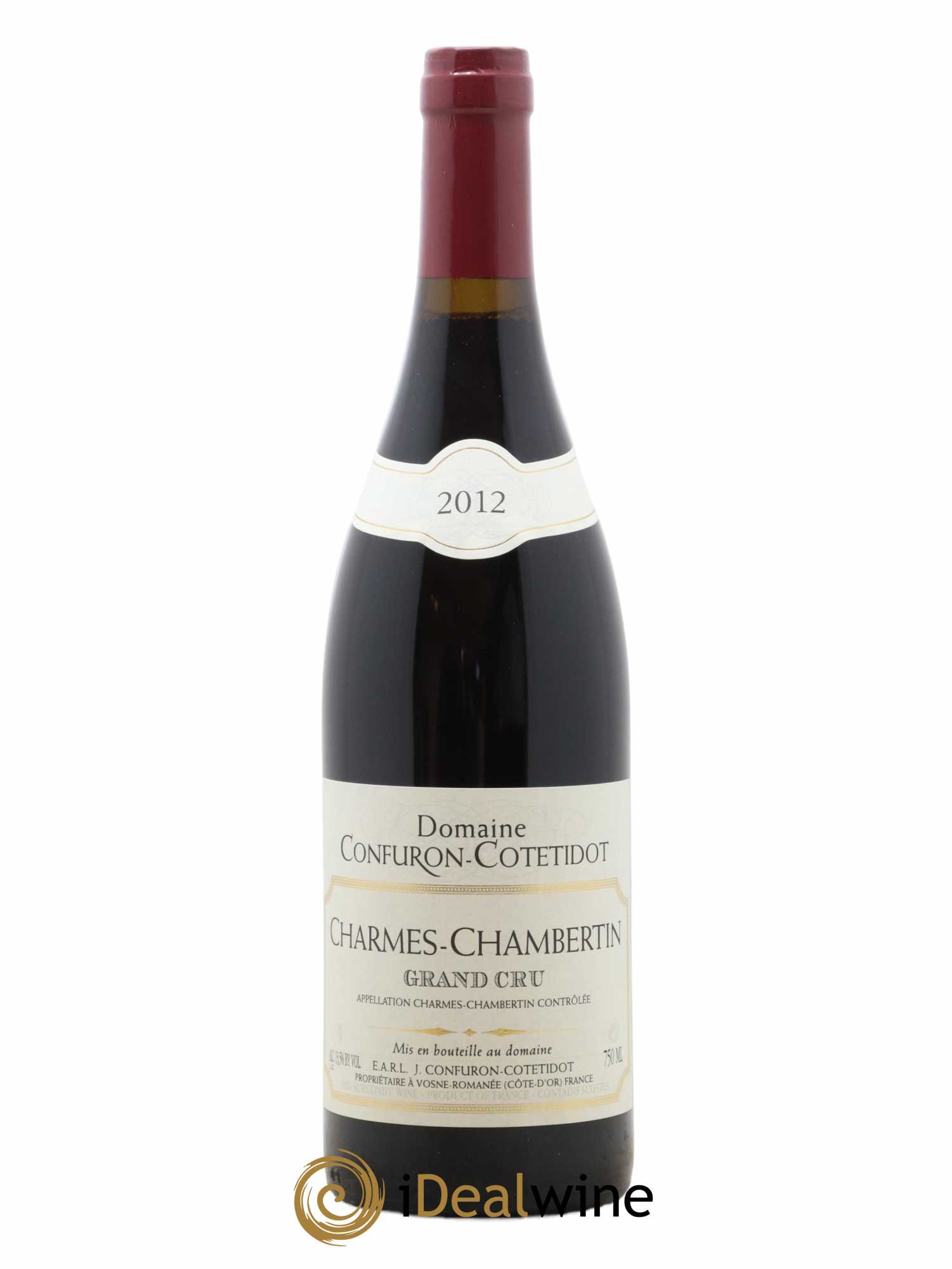 Charmes-Chambertin Grand Cru Confuron-Cotetidot 2012 - Lot de 1 bouteille - 0