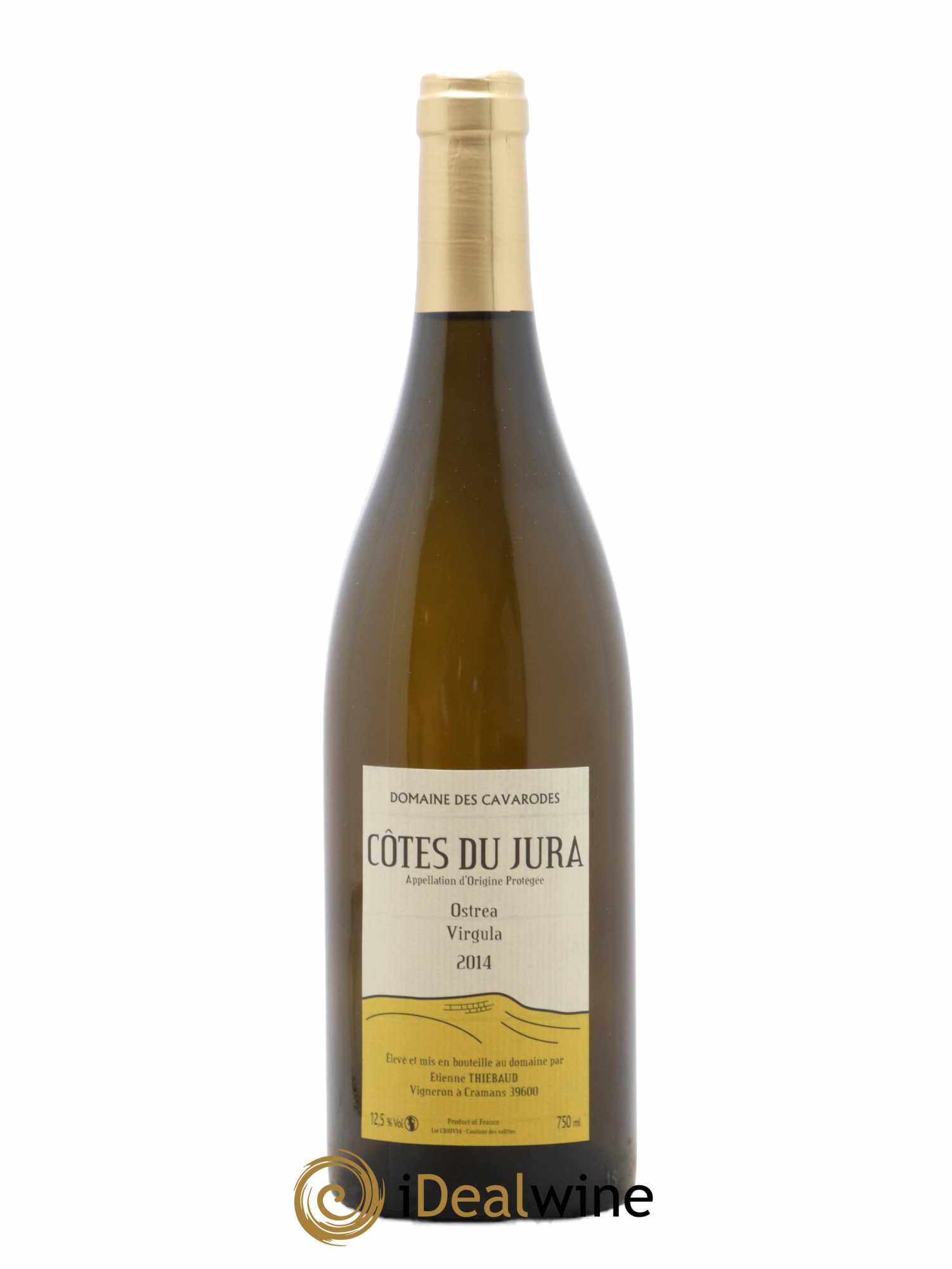 Côtes du Jura Ostrea Virgula Cavarodes (Domaine des) - Etienne Thiébaud 2014 - Lot de 1 bouteille - 0