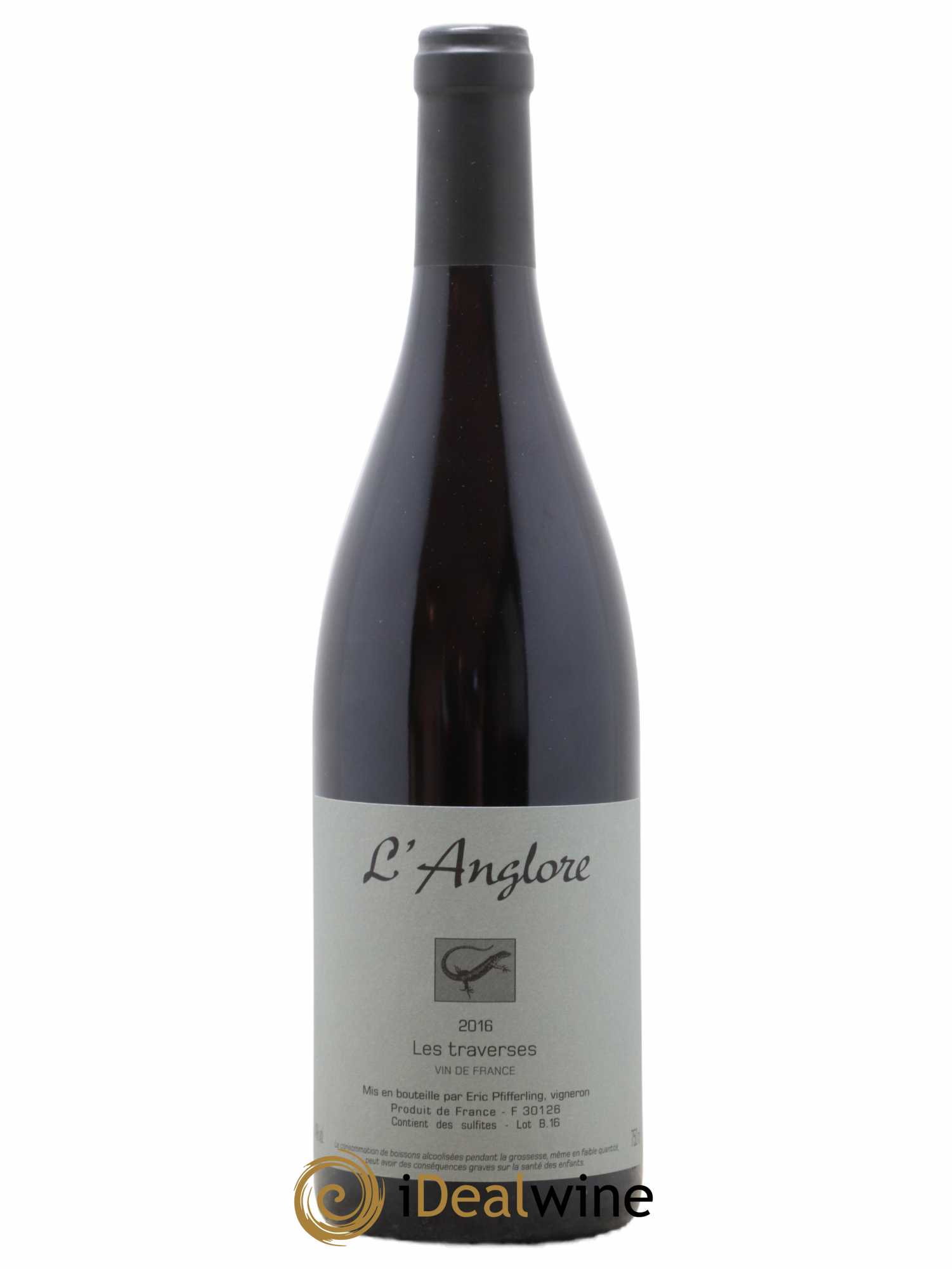 Vin de France Les Traverses L'Anglore 2016 - Lot de 1 bouteille - 0
