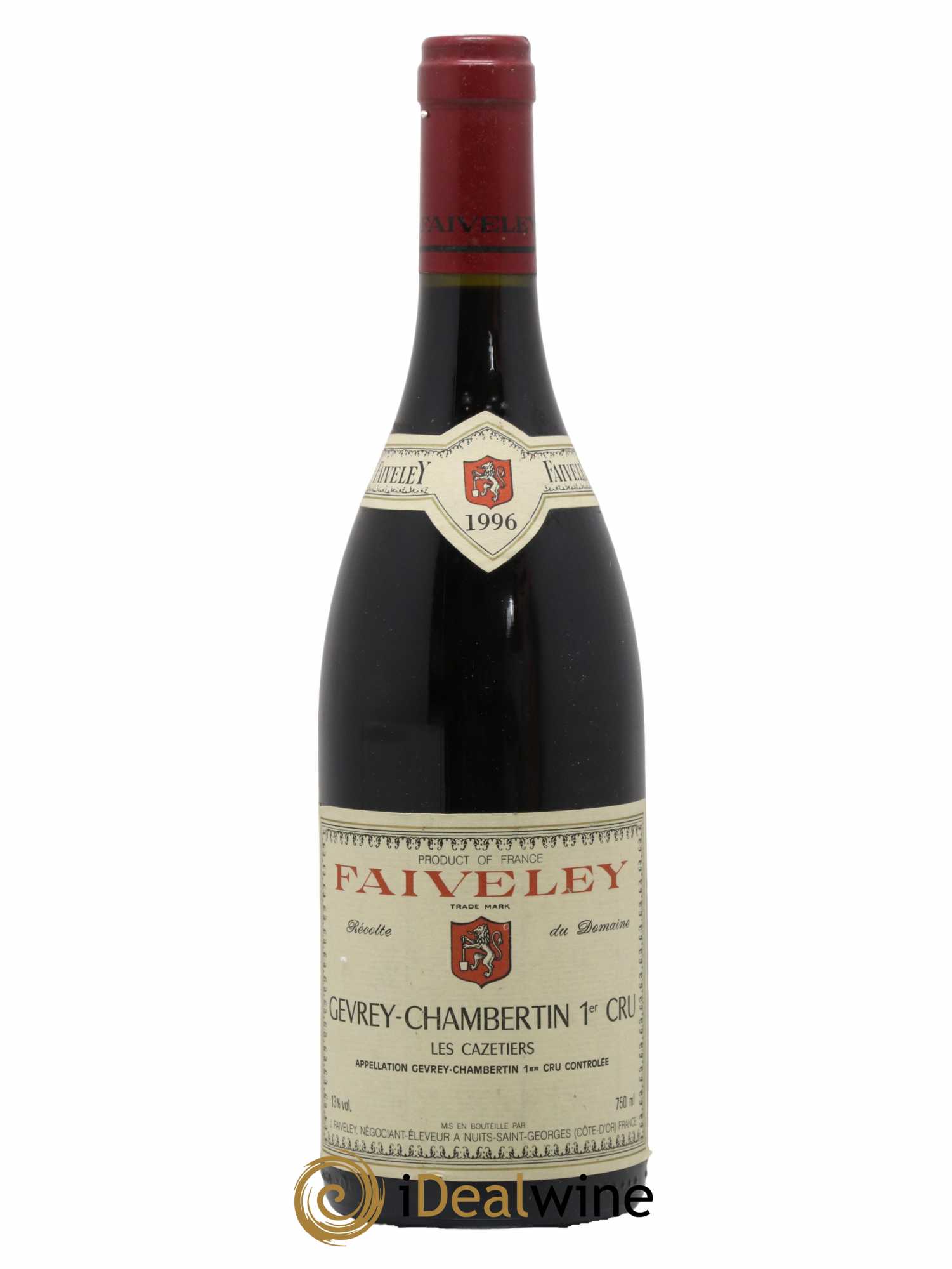 Gevrey-Chambertin 1er Cru Les Cazetiers Faiveley 1996 - Lot de 1 bouteille - 0