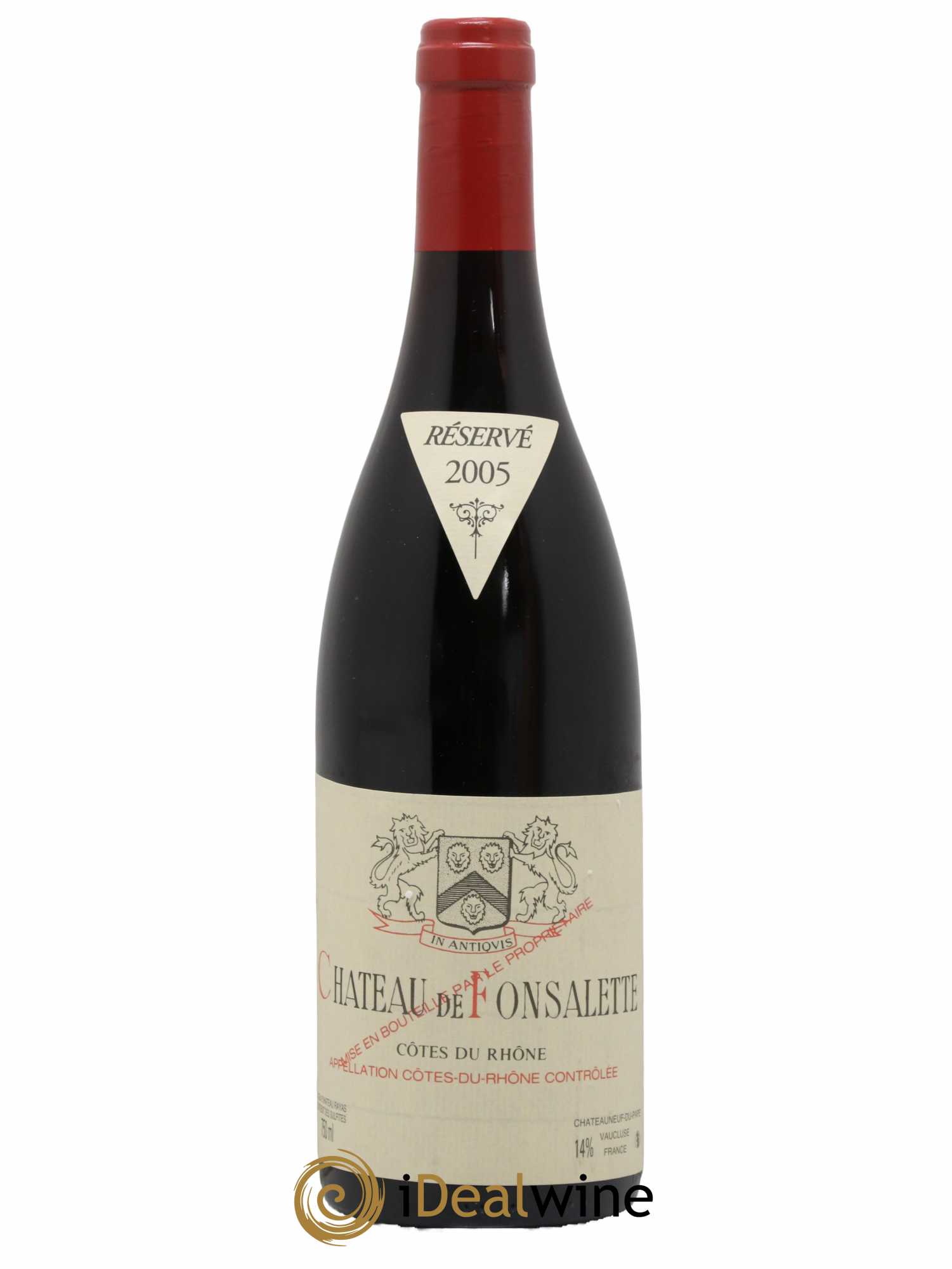Côtes-du-Rhône Château de Fonsalette Emmanuel Reynaud 2005 - Lot de 1 bouteille - 0