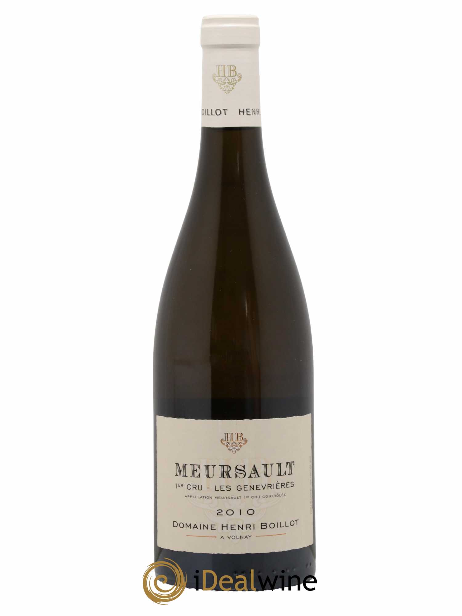 Meursault 1er Cru Les Genevrières Henri Boillot (Domaine) 2010 - Lot de 1 bouteille - 0