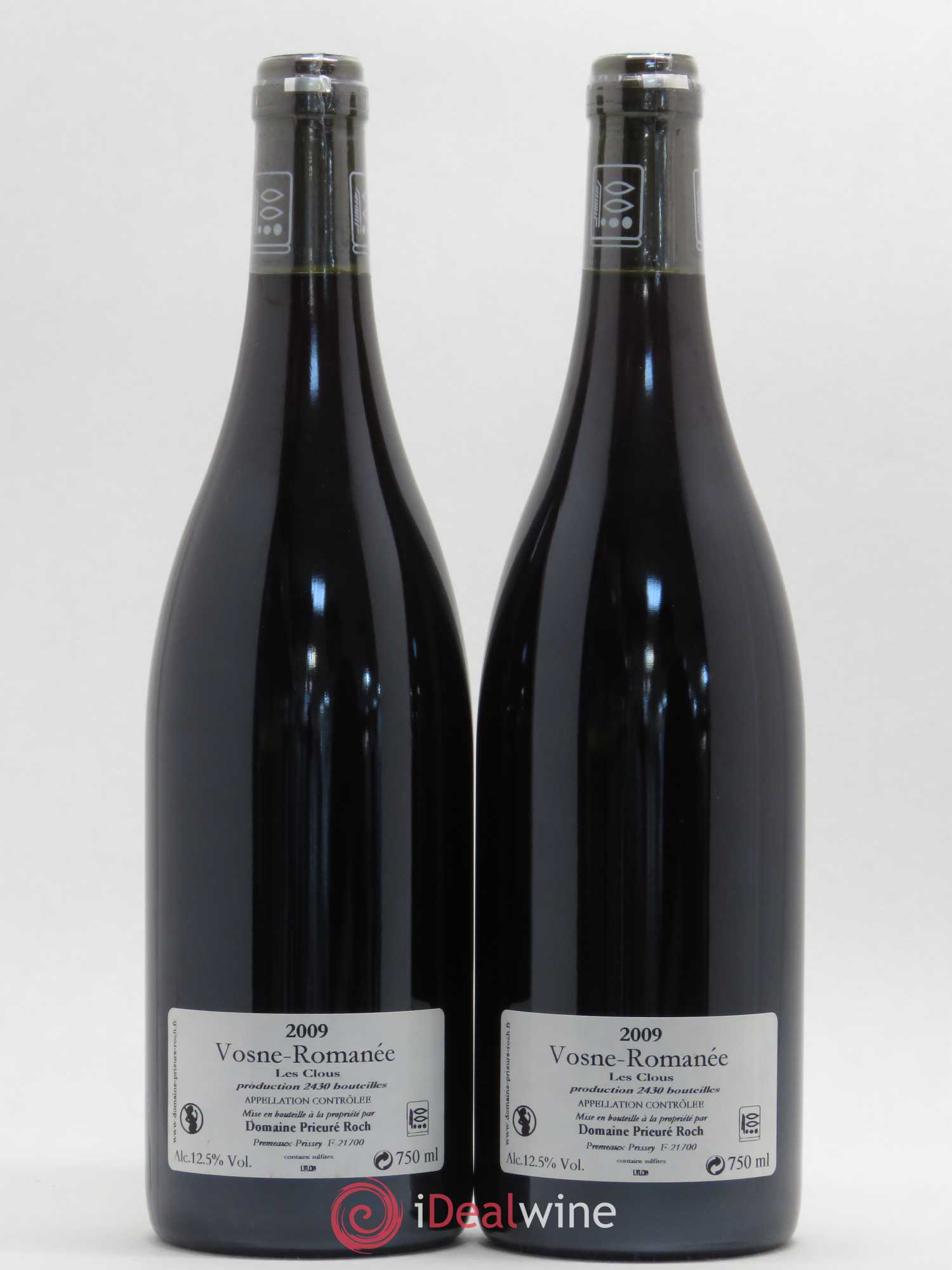 Vosne-Romanée Les Clous Prieuré Roch 2009 - Lot de 2 bouteilles - 1