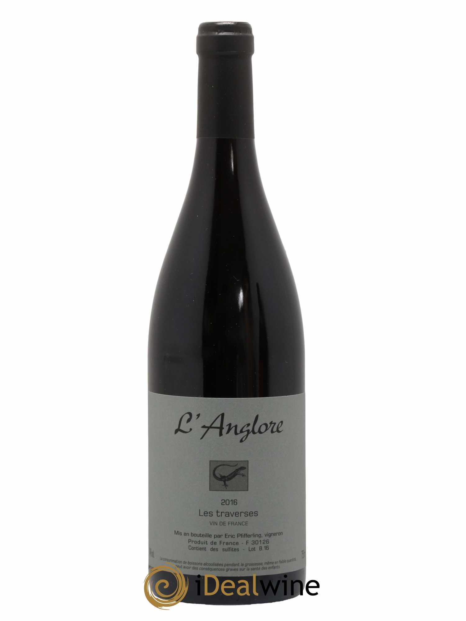 Vin de France Les Traverses L'Anglore 2016 - Lot de 1 bouteille - 0