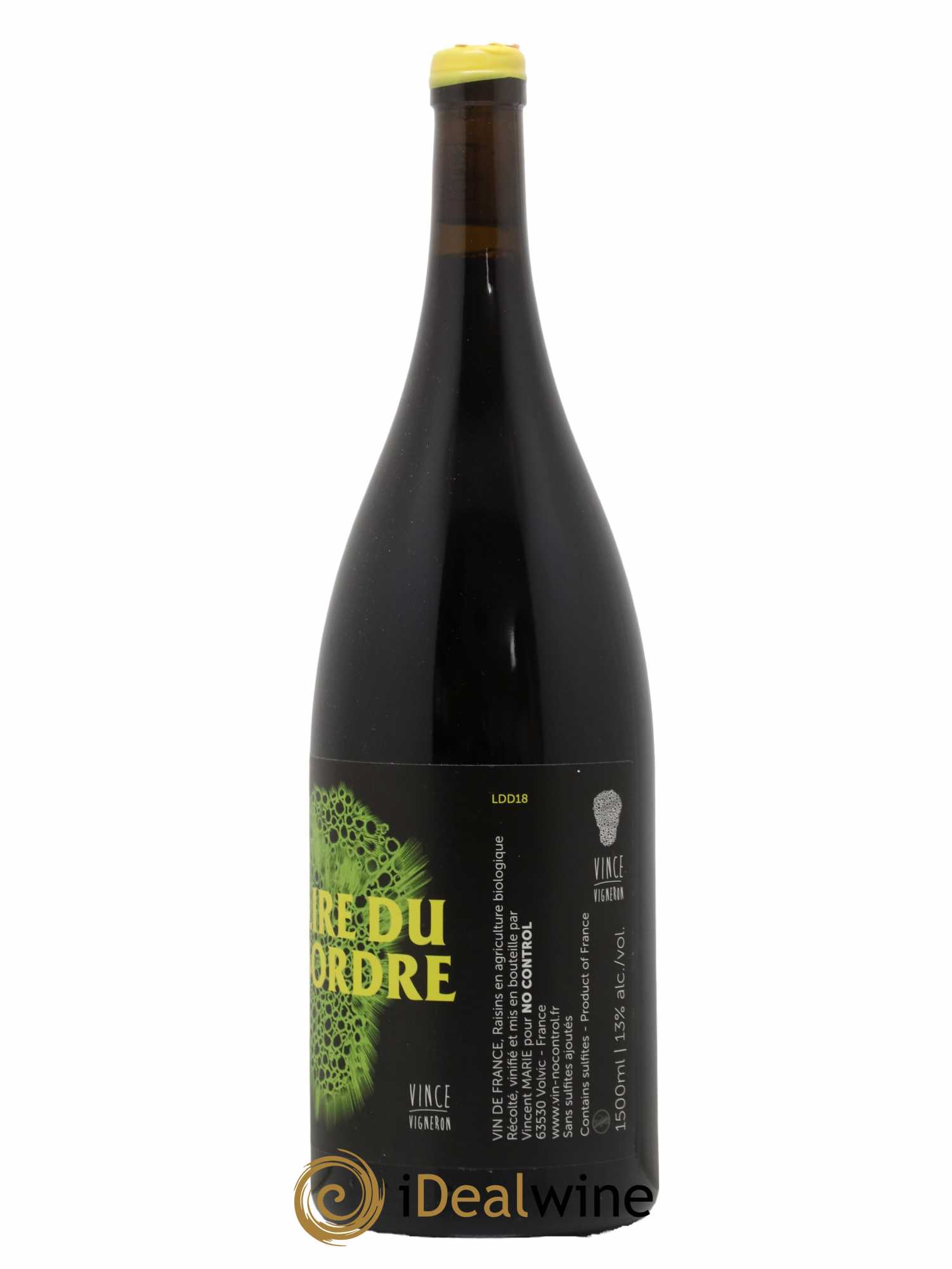 Vin de France Délire du Désordre Vincent Marie - No Control 2018 - Lot de 1 magnum - 1