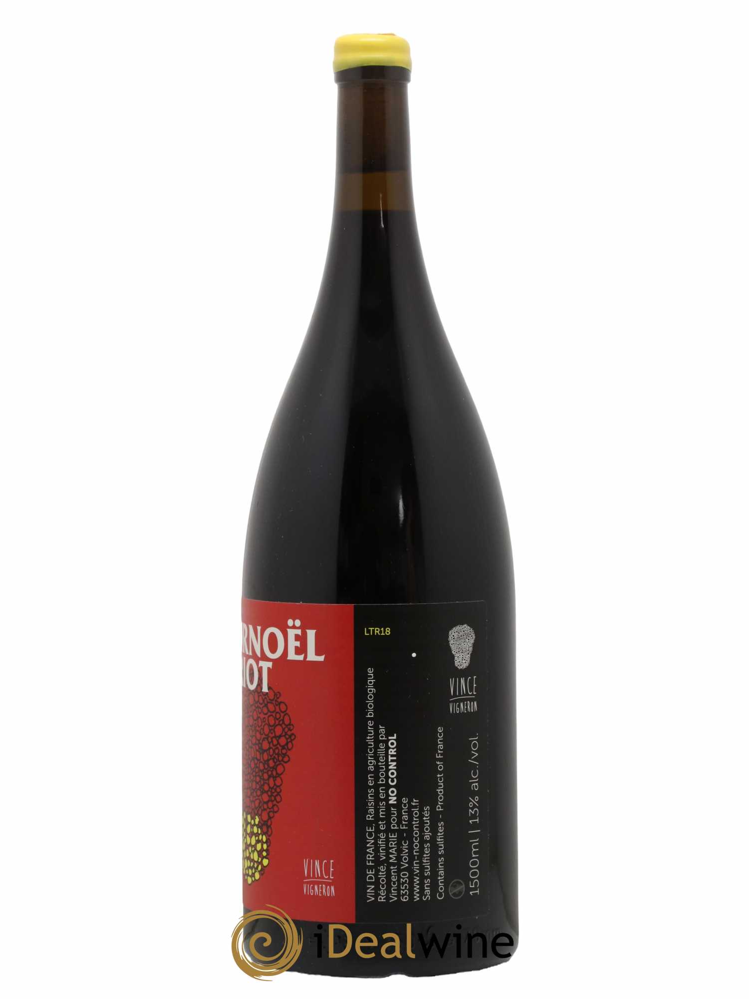 Vin de France Tournoël Riot Vincent Marie - No Control 2018 - Lot de 1 magnum - 1