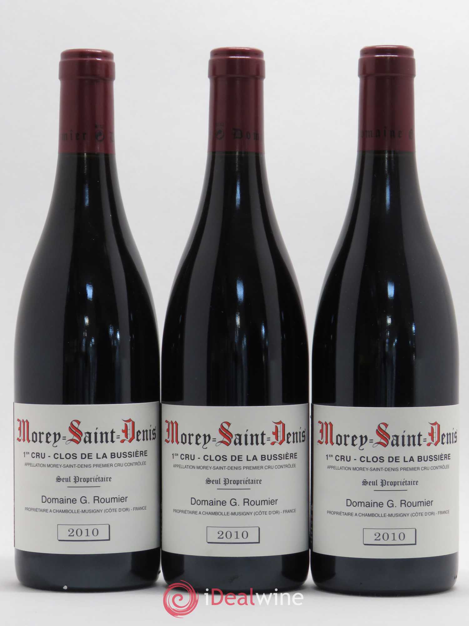 Morey-Saint-Denis 1er Cru Clos de la Bussière Georges Roumier (Domaine) 2010 - Lot de 3 bouteilles - 0