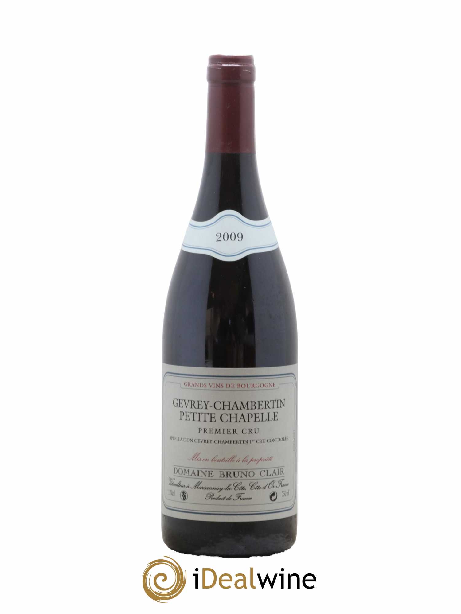 Gevrey-Chambertin 1er Cru Petite Chapelle Bruno Clair (Domaine) 2009 - Lot de 1 bouteille - 0