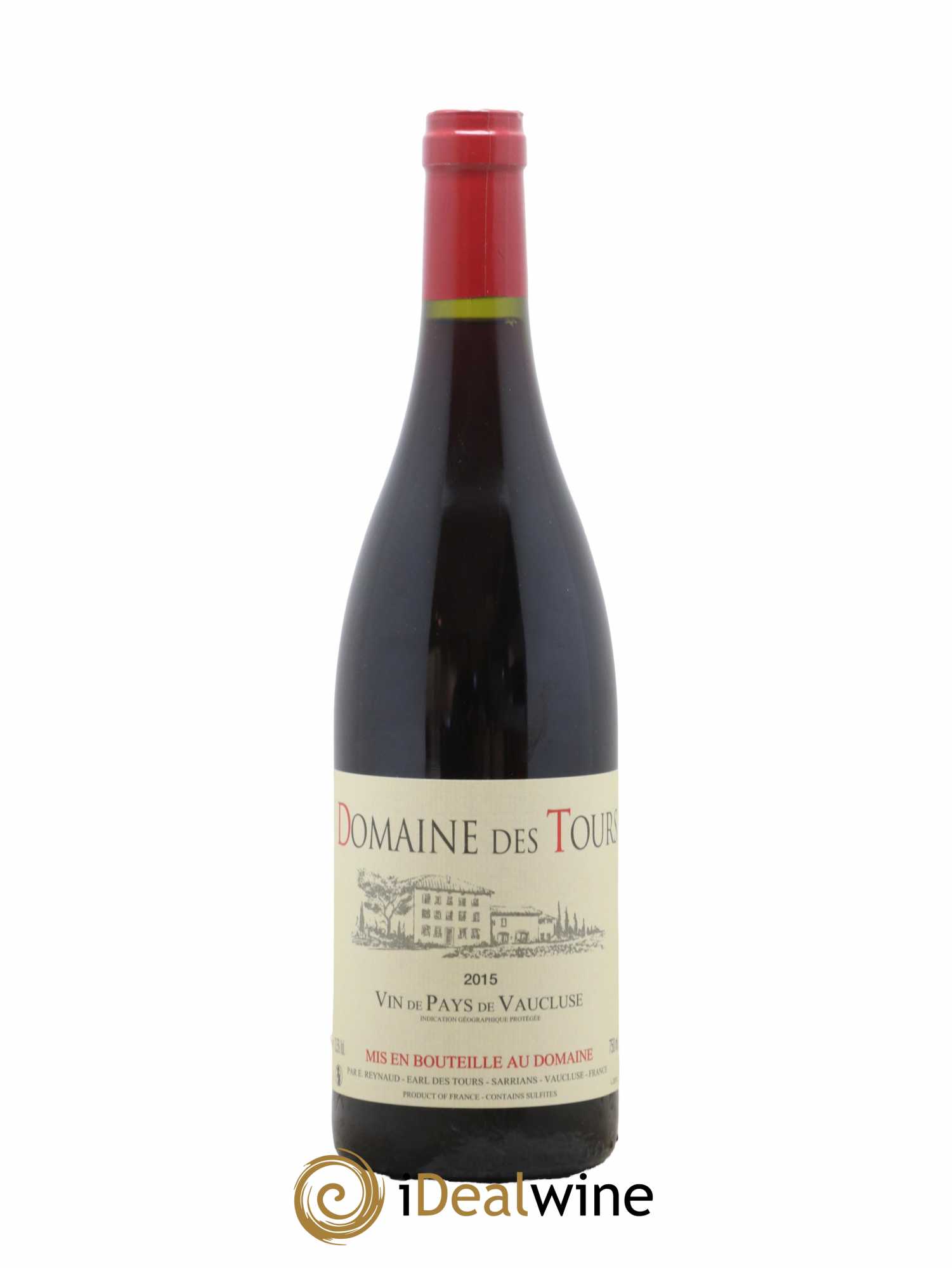 Vaucluse (Vin de Pays de Vaucluse) Domaine des Tours Emmanuel Reynaud 2015 - Lot de 1 bouteille - 0
