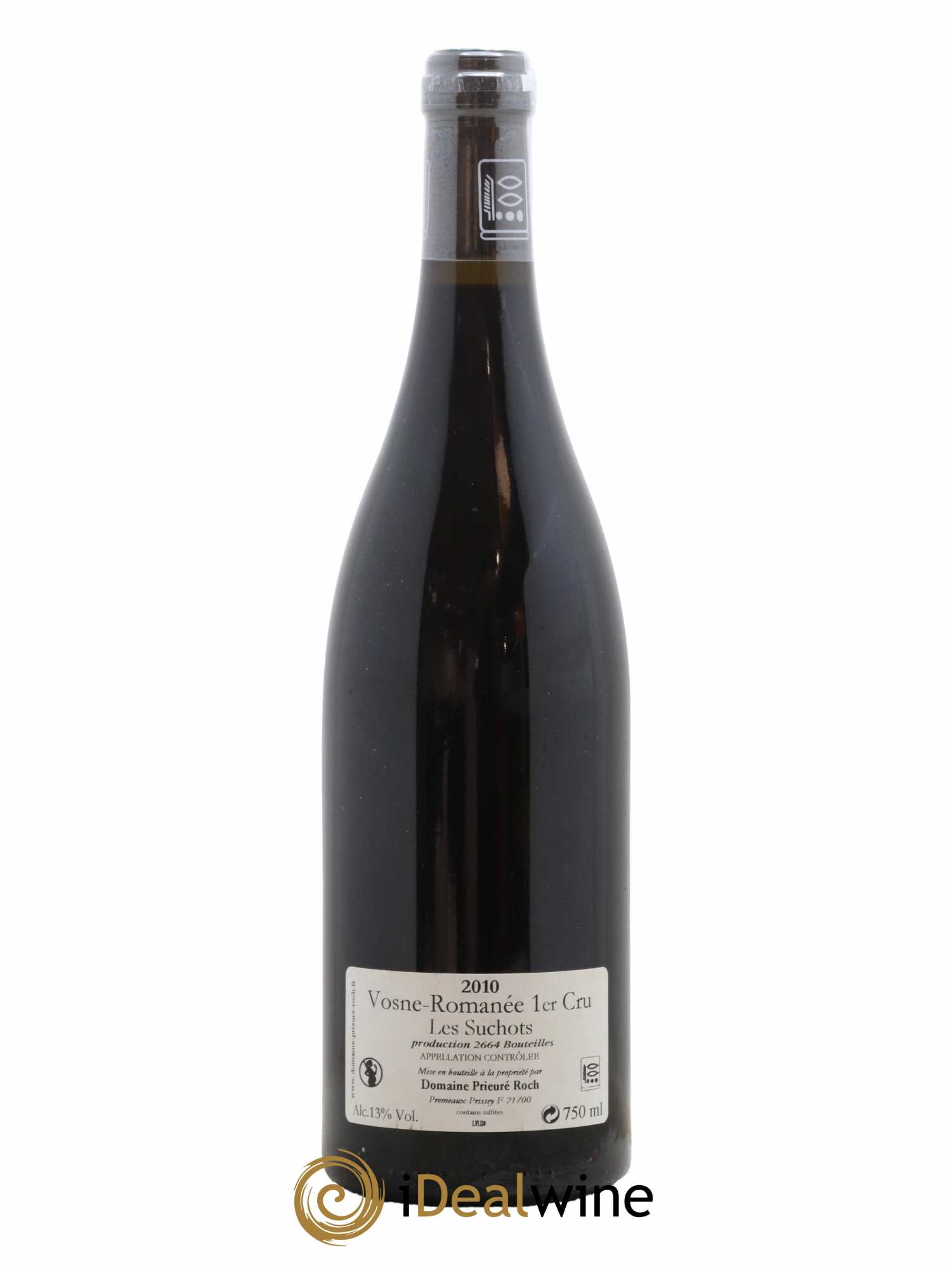 Vosne-Romanée 1er Cru Les Suchots Prieuré Roch 2010 - Lot de 1 bouteille - 1