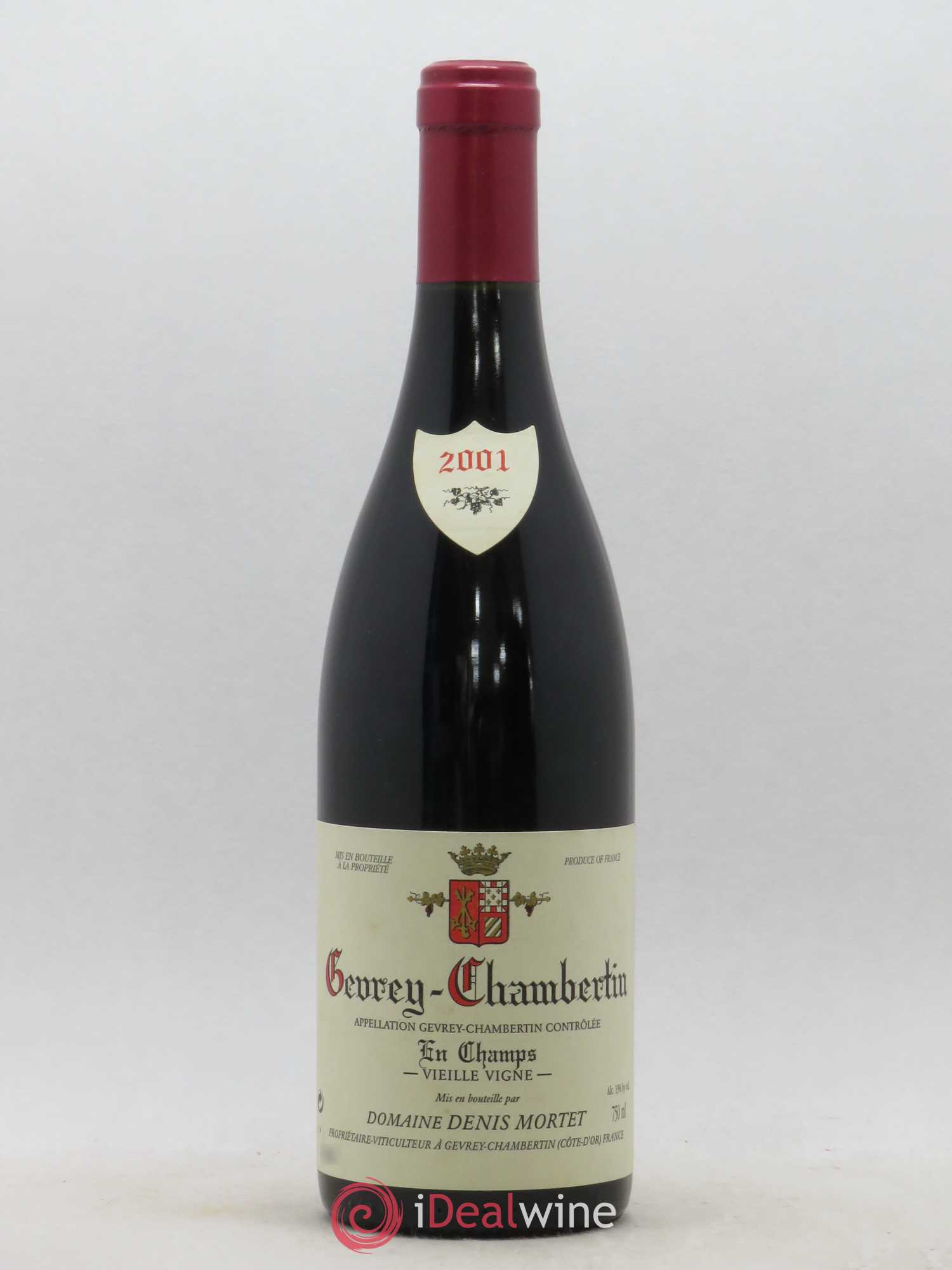 Gevrey-Chambertin En Champs Vieille Vigne Denis Mortet (Domaine) 2001 - Lot de 1 bouteille - 0