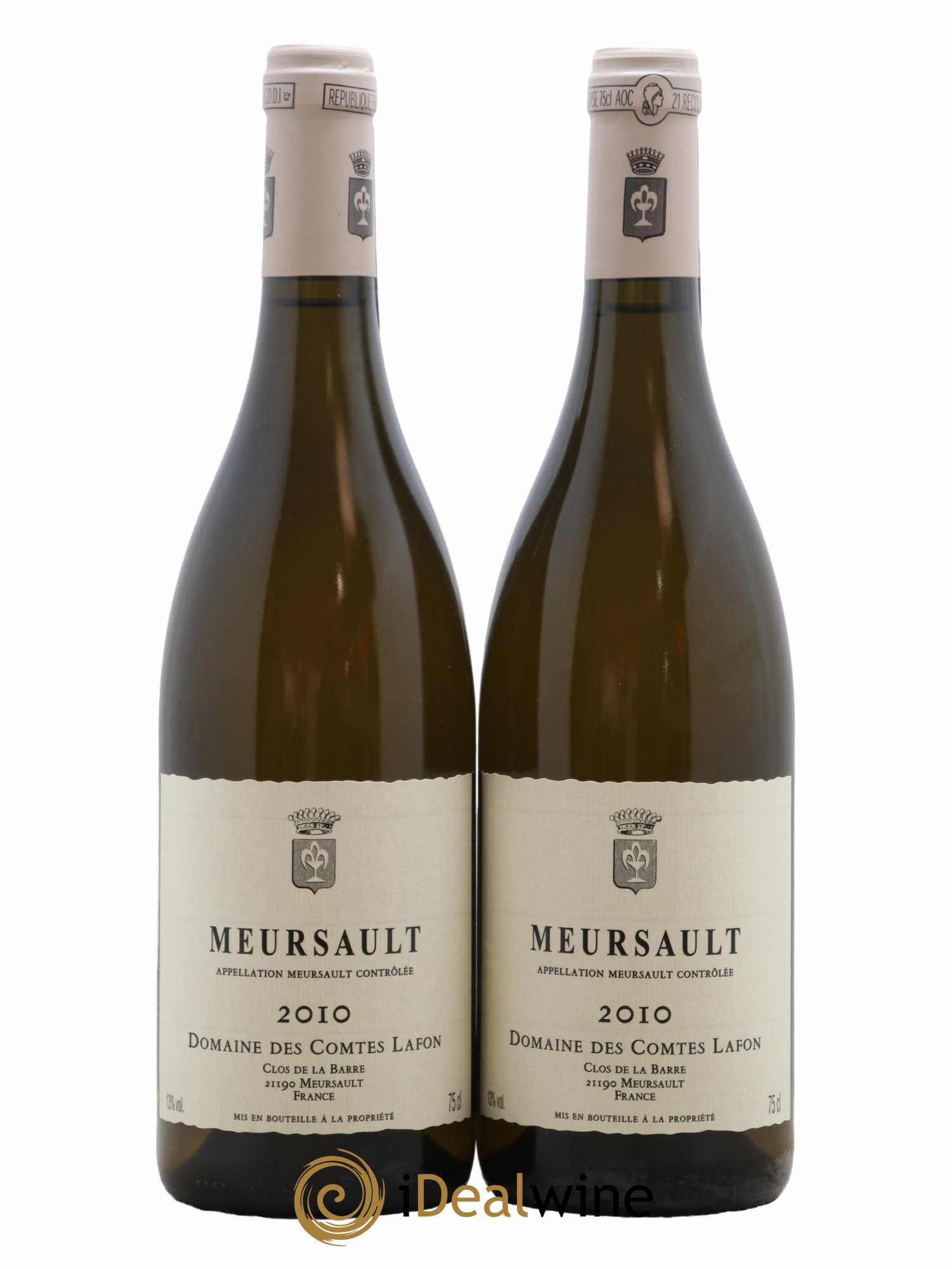 Meursault Comtes Lafon (Domaine des) 2010 - Lot de 2 bouteilles - 0