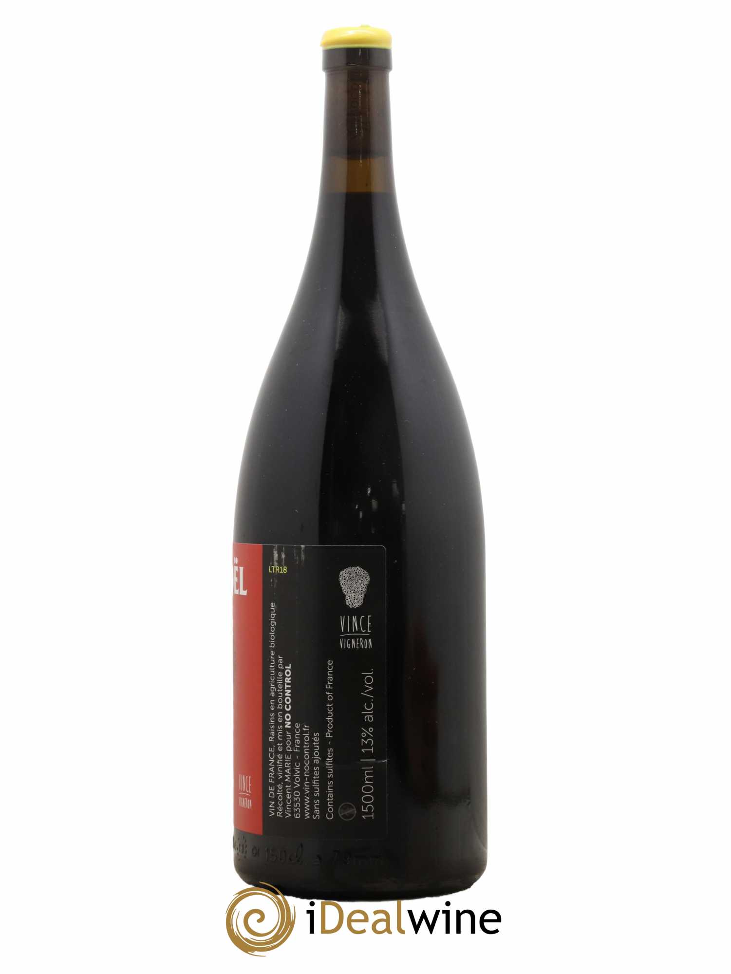 Vin de France Tournoël Riot Vincent Marie - No Control 2018 - Lot de 1 magnum - 1