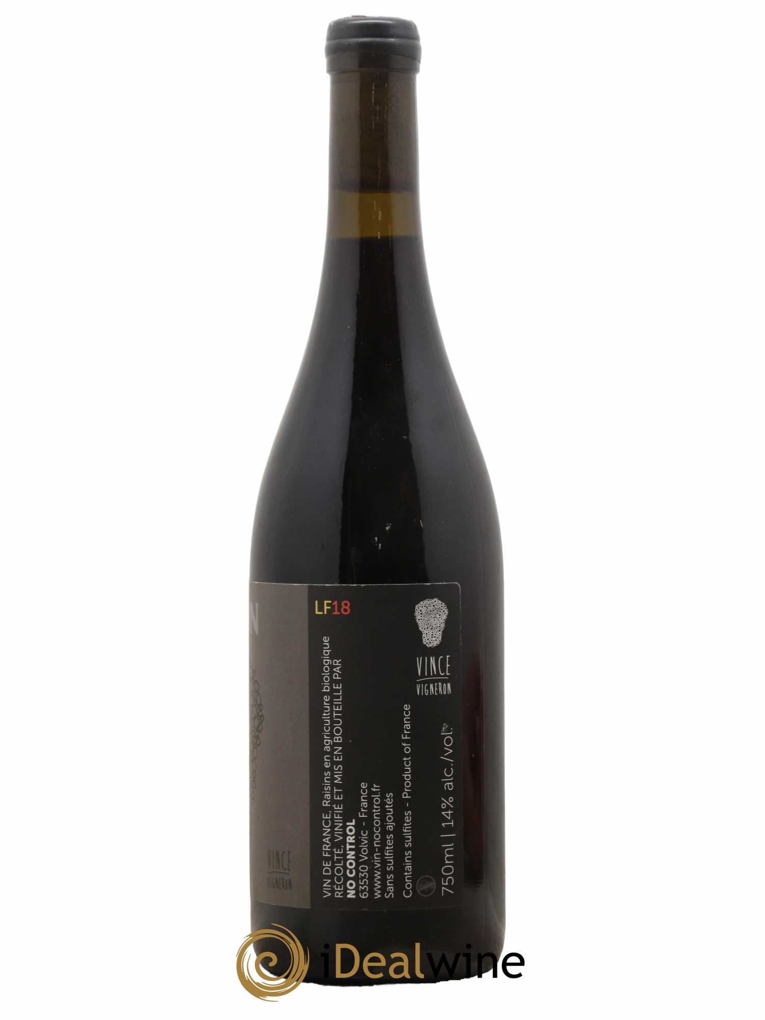 Vin de France Fusion Vincent Marie - No Control 2018 - Lot de 1 bouteille - 1