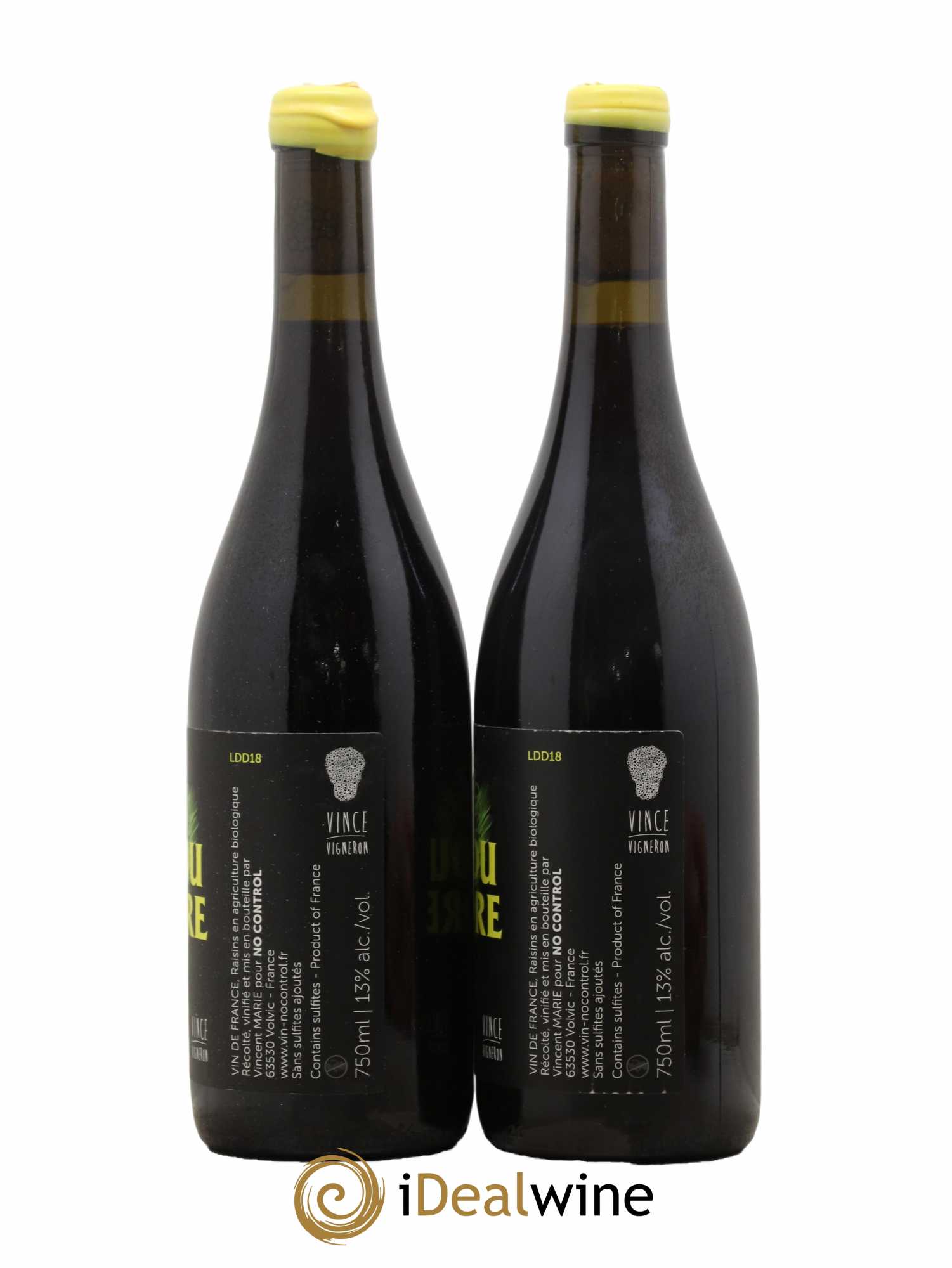 Vin de France Délire du Désordre Vincent Marie - No Control 2018 - Lot de 2 bouteilles - 1