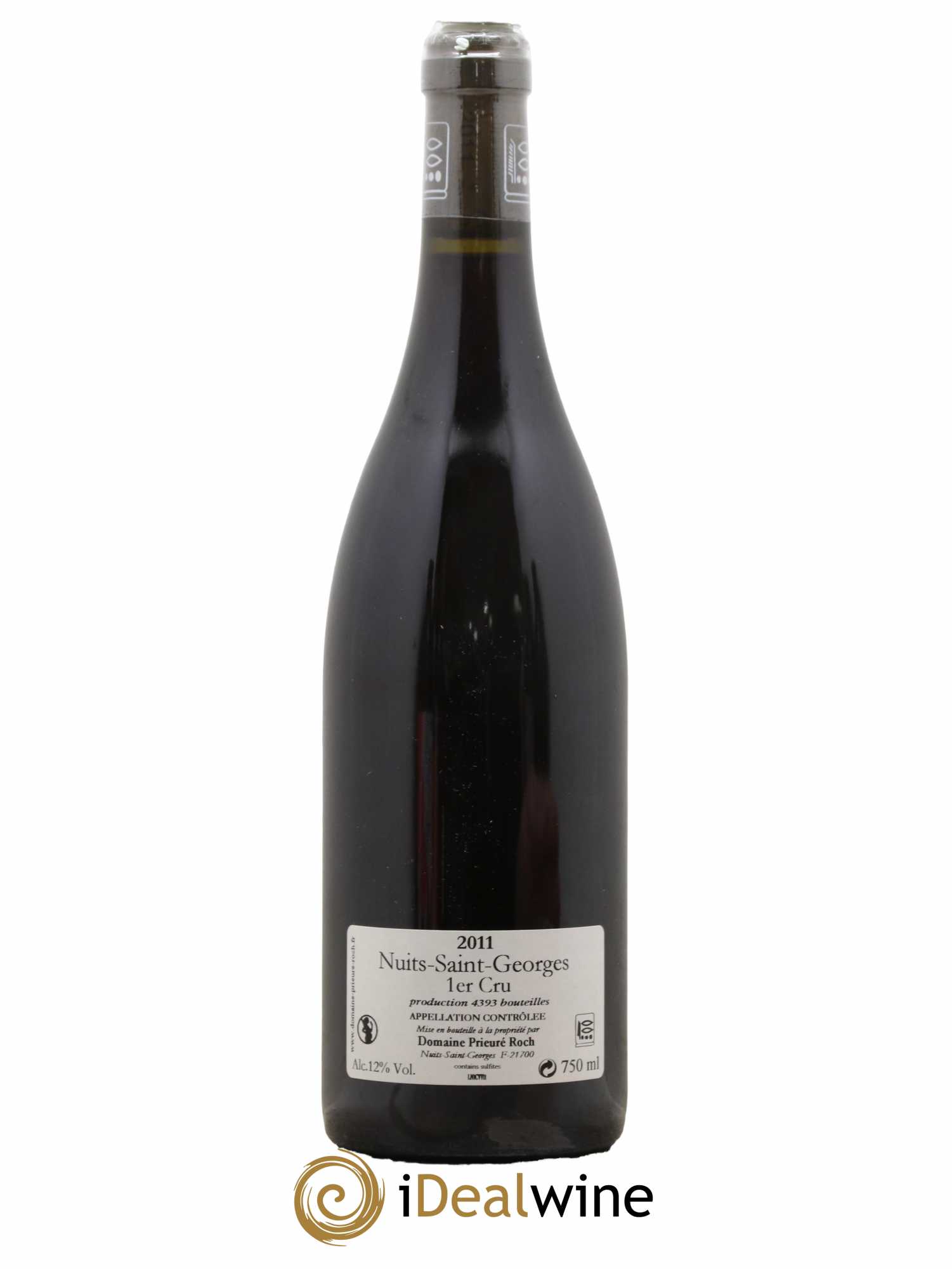 Nuits-Saint-Georges 1er Cru Vieilles Vignes Prieuré Roch 2011 - Lot de 1 bouteille - 1