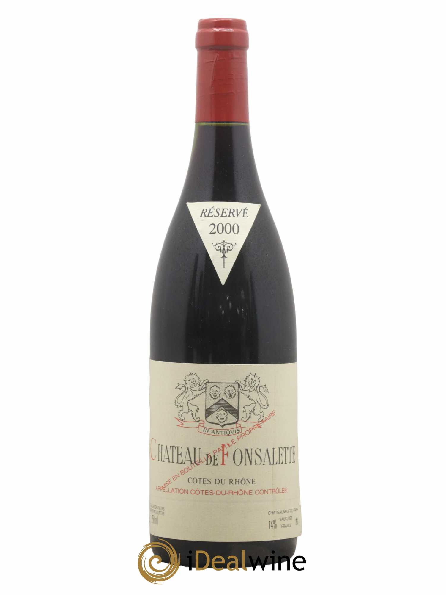 Côtes-du-Rhône Château de Fonsalette Emmanuel Reynaud 2000 - Lot de 1 bouteille - 0