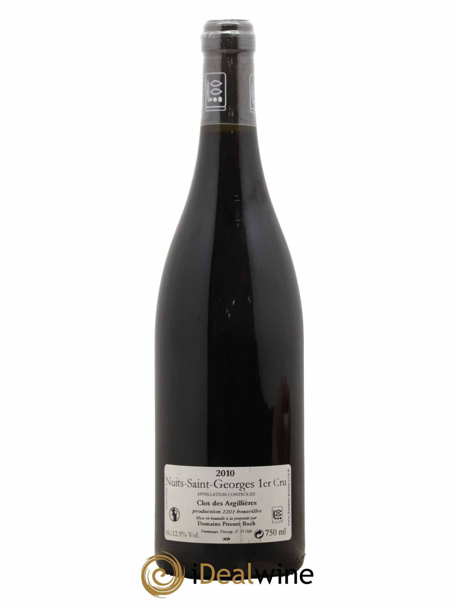 Nuits-Saint-Georges 1er Cru Clos des Argillières Prieuré Roch 2010 - Lot de 1 bouteille - 1