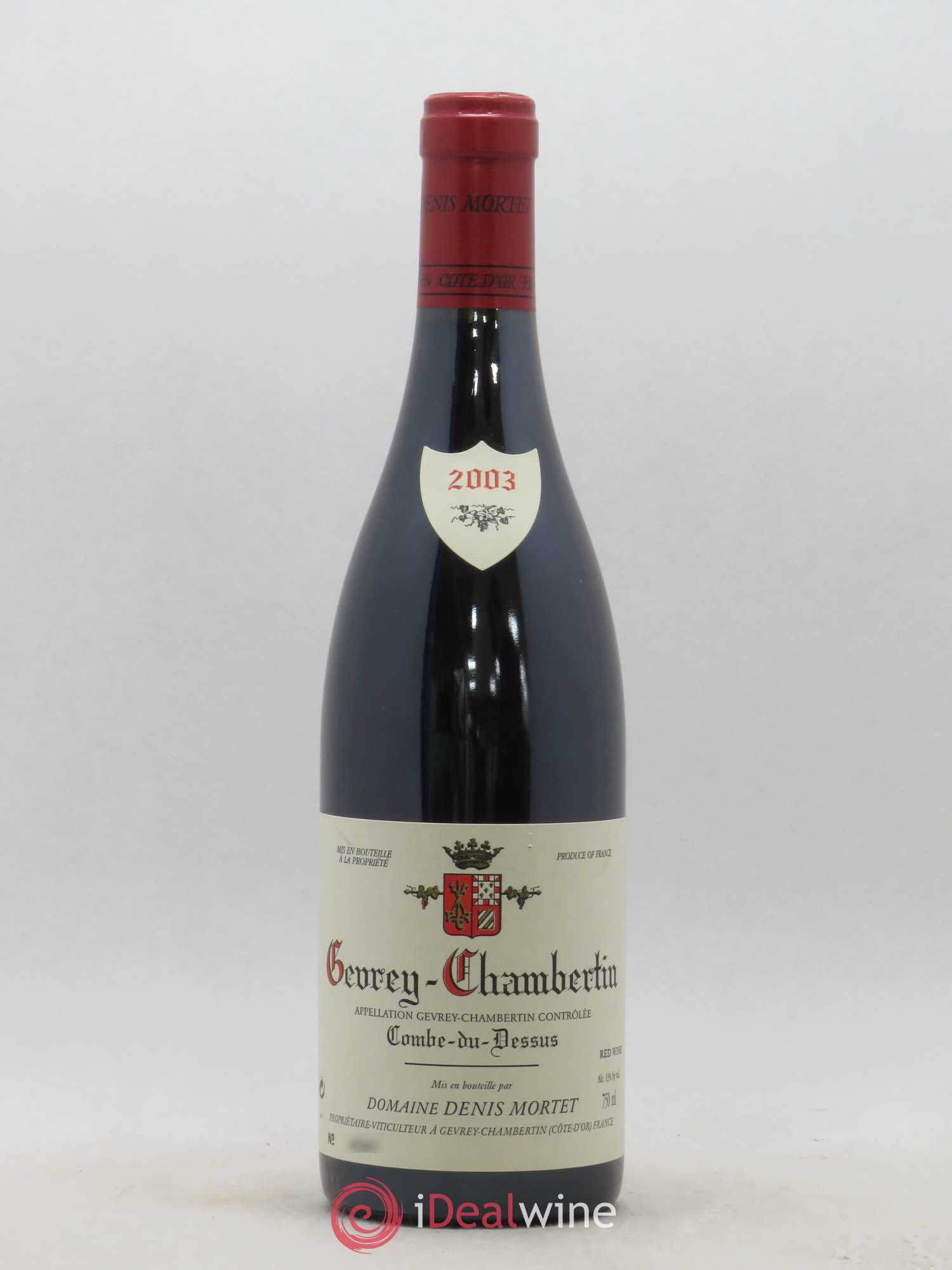 Gevrey-Chambertin Combe du Dessus Denis Mortet (Domaine) 2003 - Lot de 1 bouteille - 0