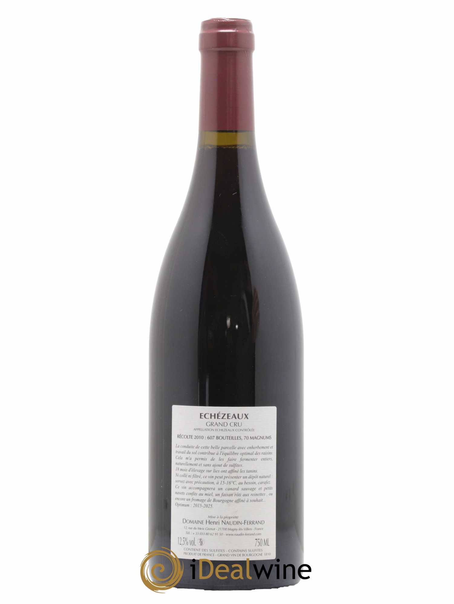 Echezeaux Grand Cru Naudin-Ferrand (Domaine) 2010 - Lotto di 1 bottiglia - 1