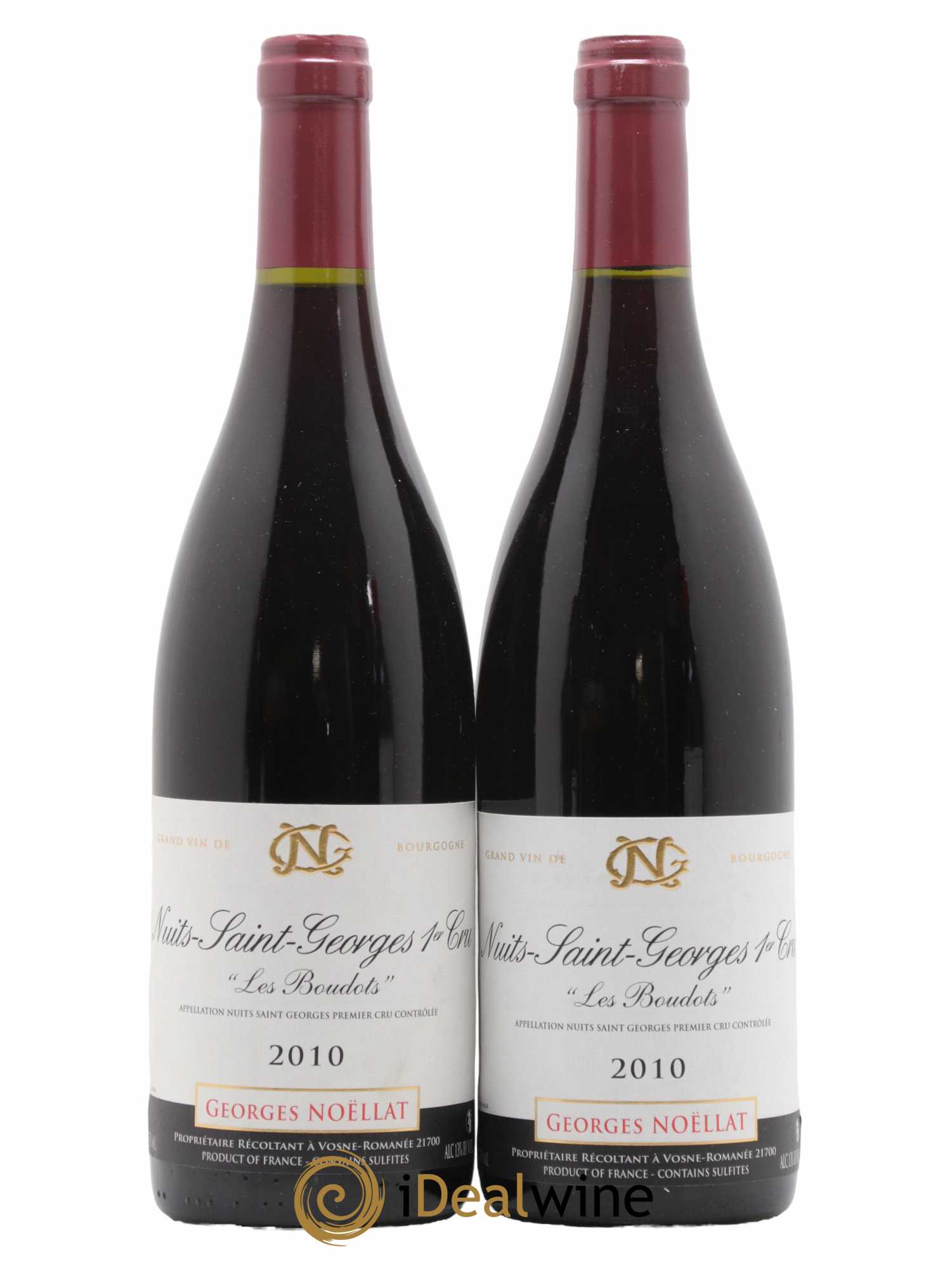 Nuits-Saint-Georges 1er Cru Aux Boudots Georges Noëllat (Domaine) 2010 - Lot de 2 bouteilles - 0