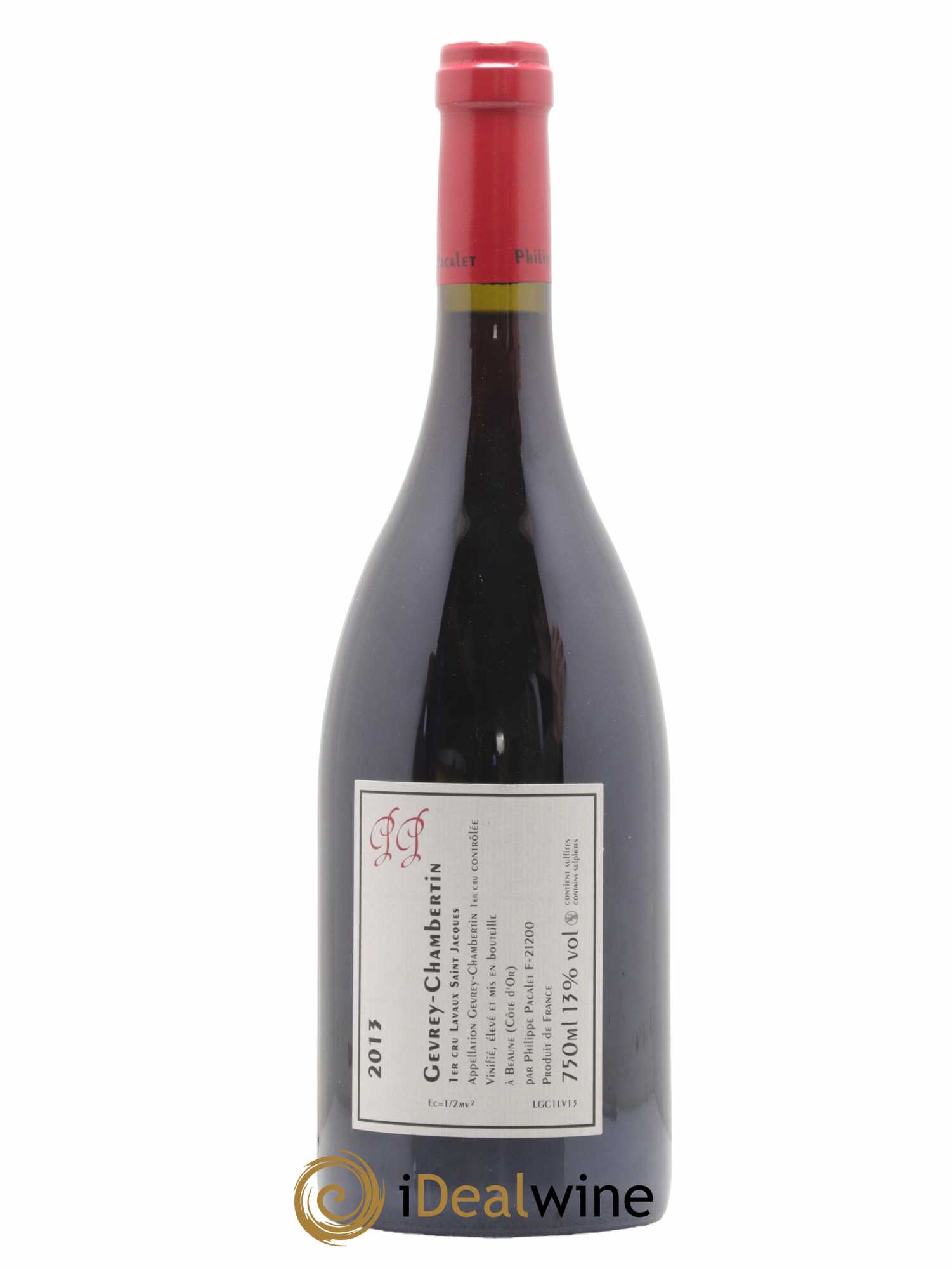 Gevrey-Chambertin 1er Cru Lavaux Saint-Jacques Philippe Pacalet  2013 - Lot of 1 bottle - 1