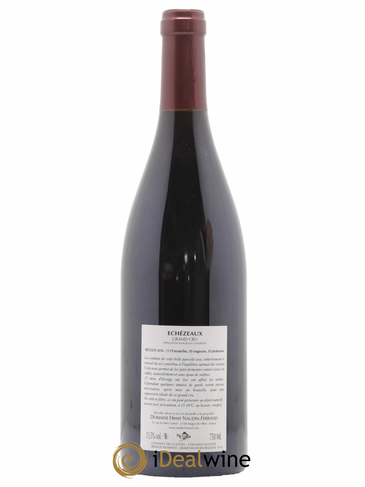 Echezeaux Grand Cru Naudin-Ferrand (Domaine) 2016 - Lot de 1 bouteille - 1