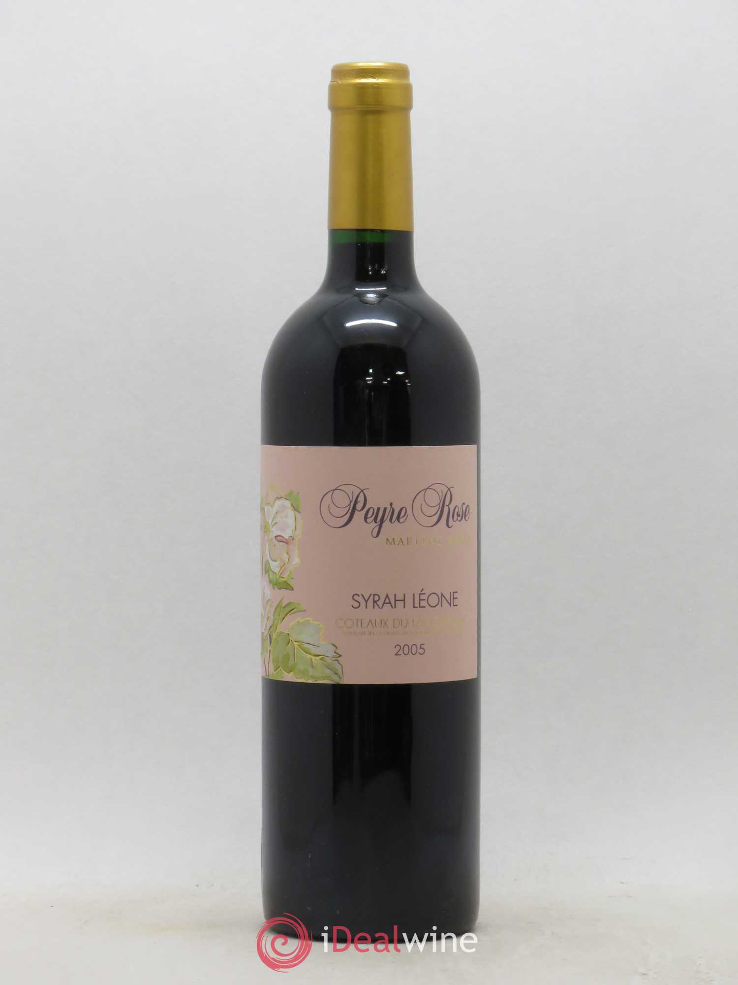 Coteaux du Languedoc Domaine Peyre Rose Belle Léone (anciennement Syrah Léone) Marlène Soria 2005 - Lot de 1 bouteille - 0