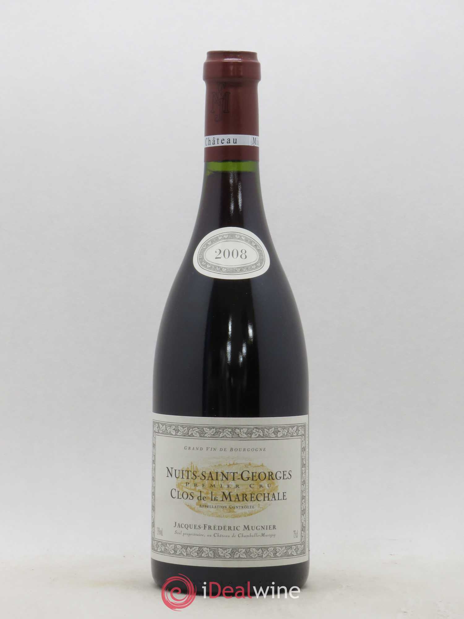 Nuits-Saint-Georges 1er Cru Clos de La Maréchale Jacques-Frédéric Mugnier 2008 - Lot de 1 bouteille - 0