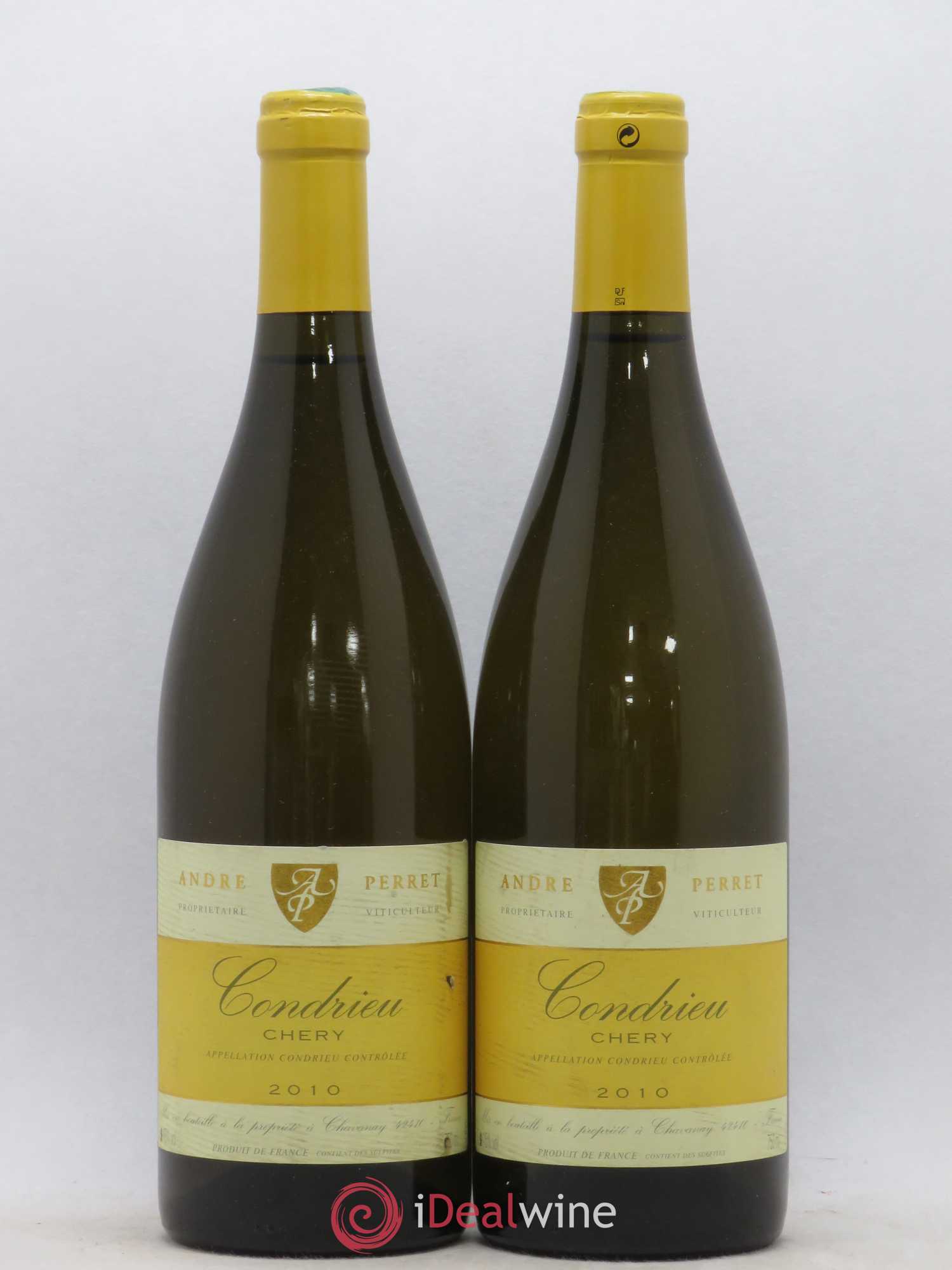 Condrieu Chery André Perret 2010 - Lot de 2 bouteilles - 0