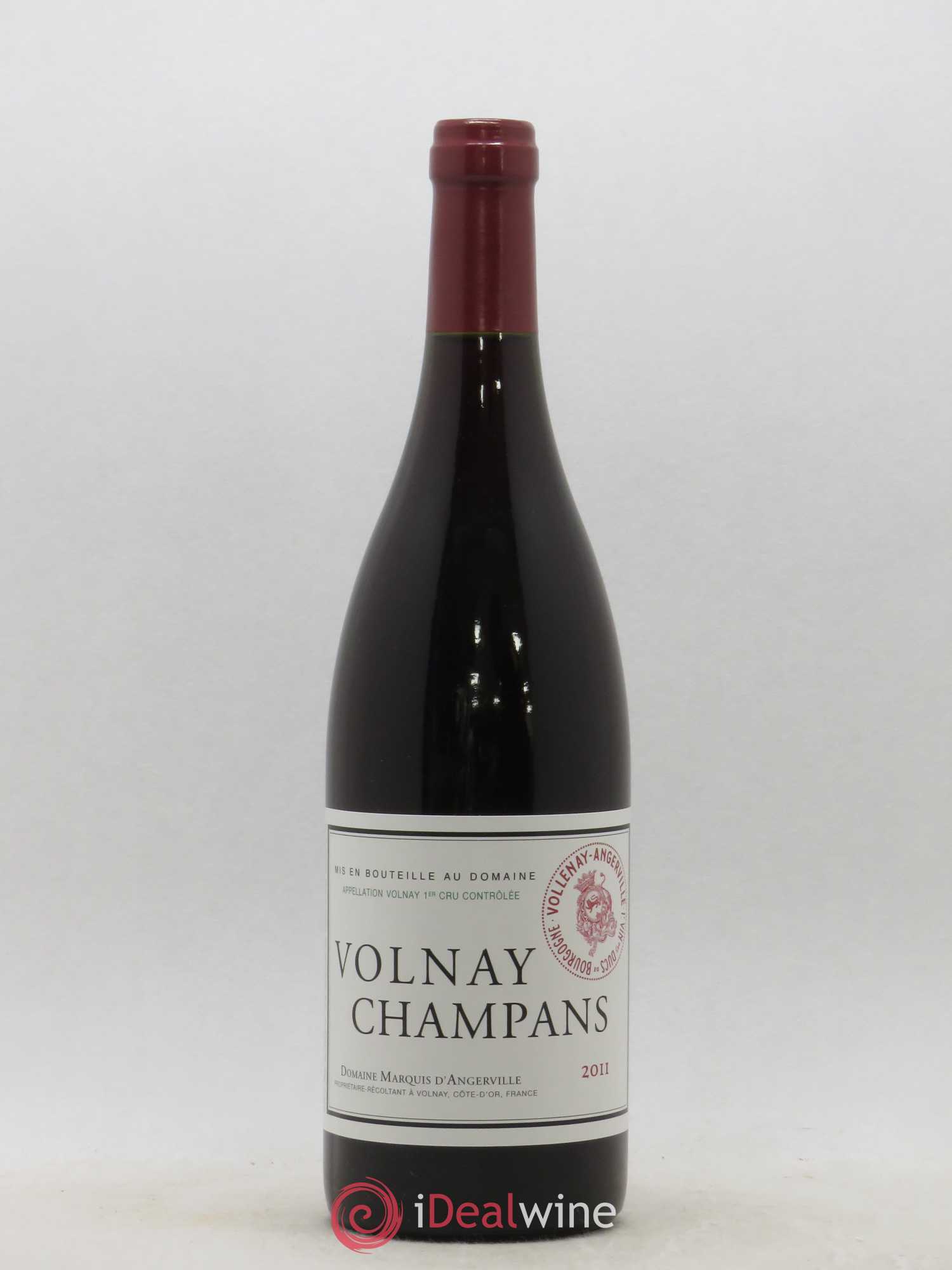Volnay 1er Cru Champans Marquis d'Angerville (Domaine) 2011 - Lot de 1 bouteille - 0